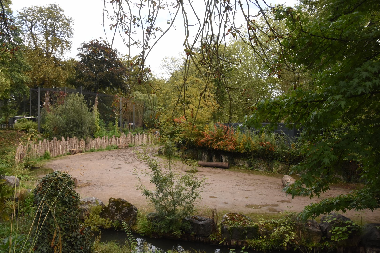 White Rhino enclosure - left side