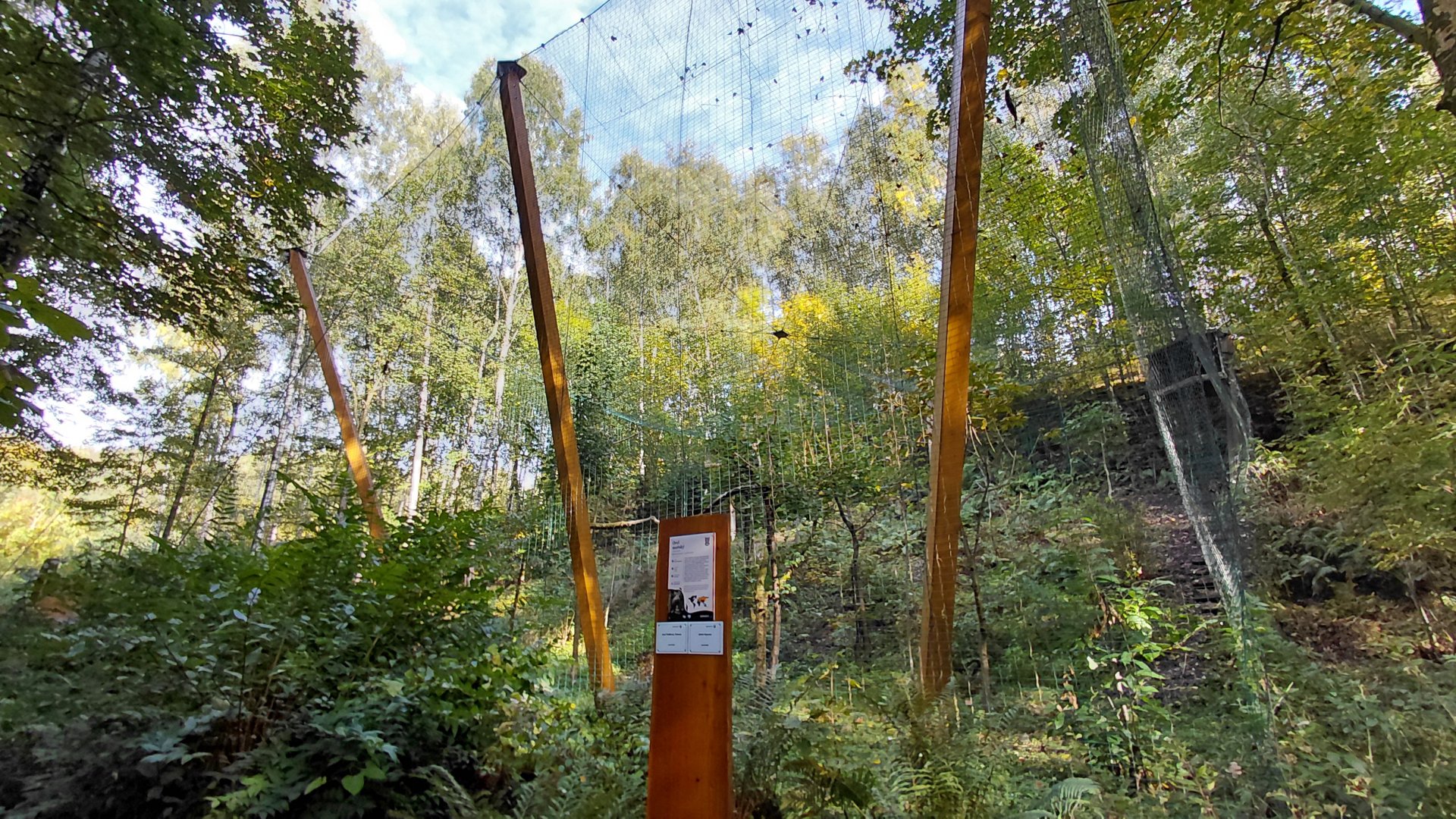 White-tailed eagle aviary