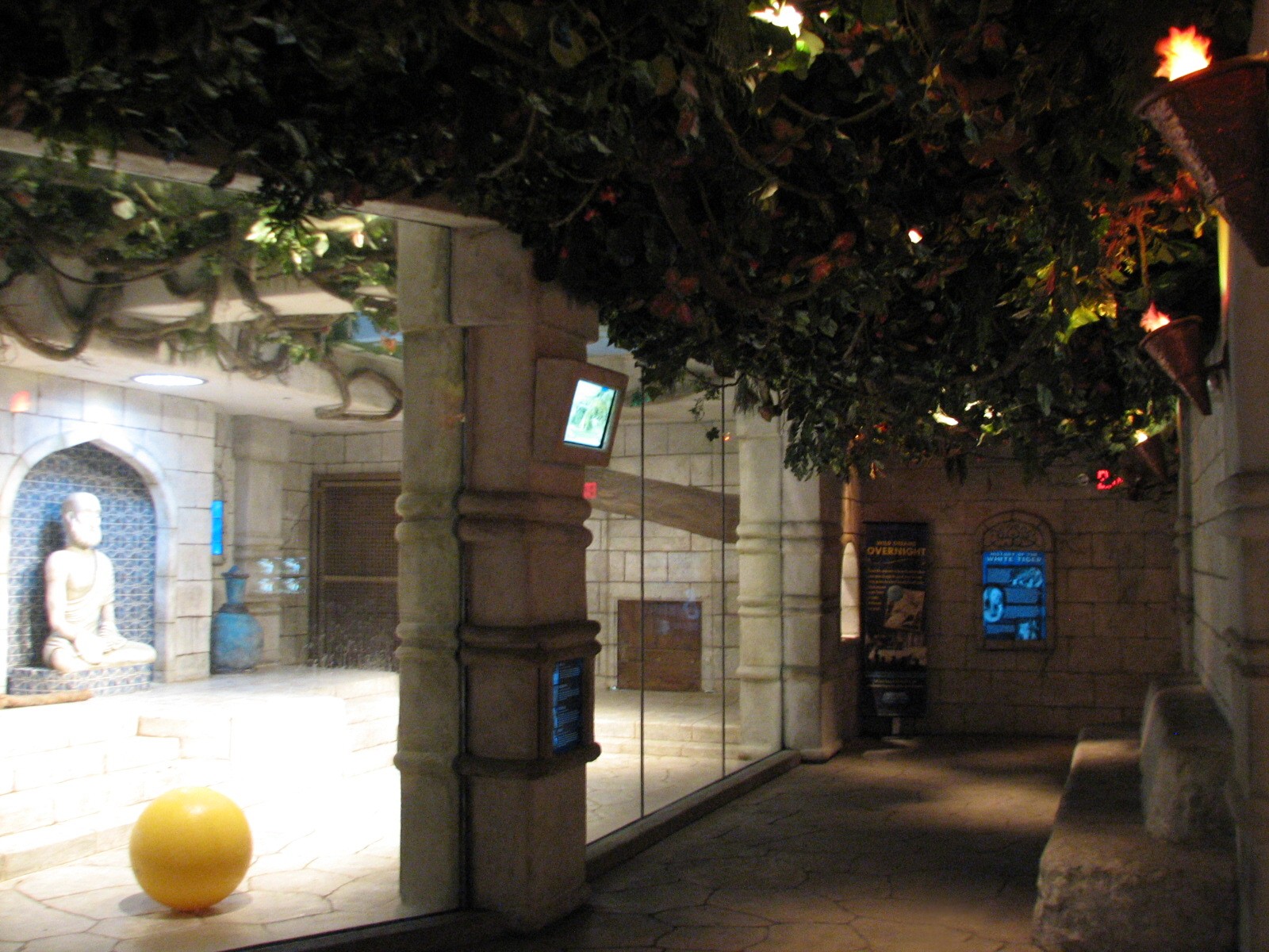 White Tigers of the Maharaja's Temple - Viewing Area