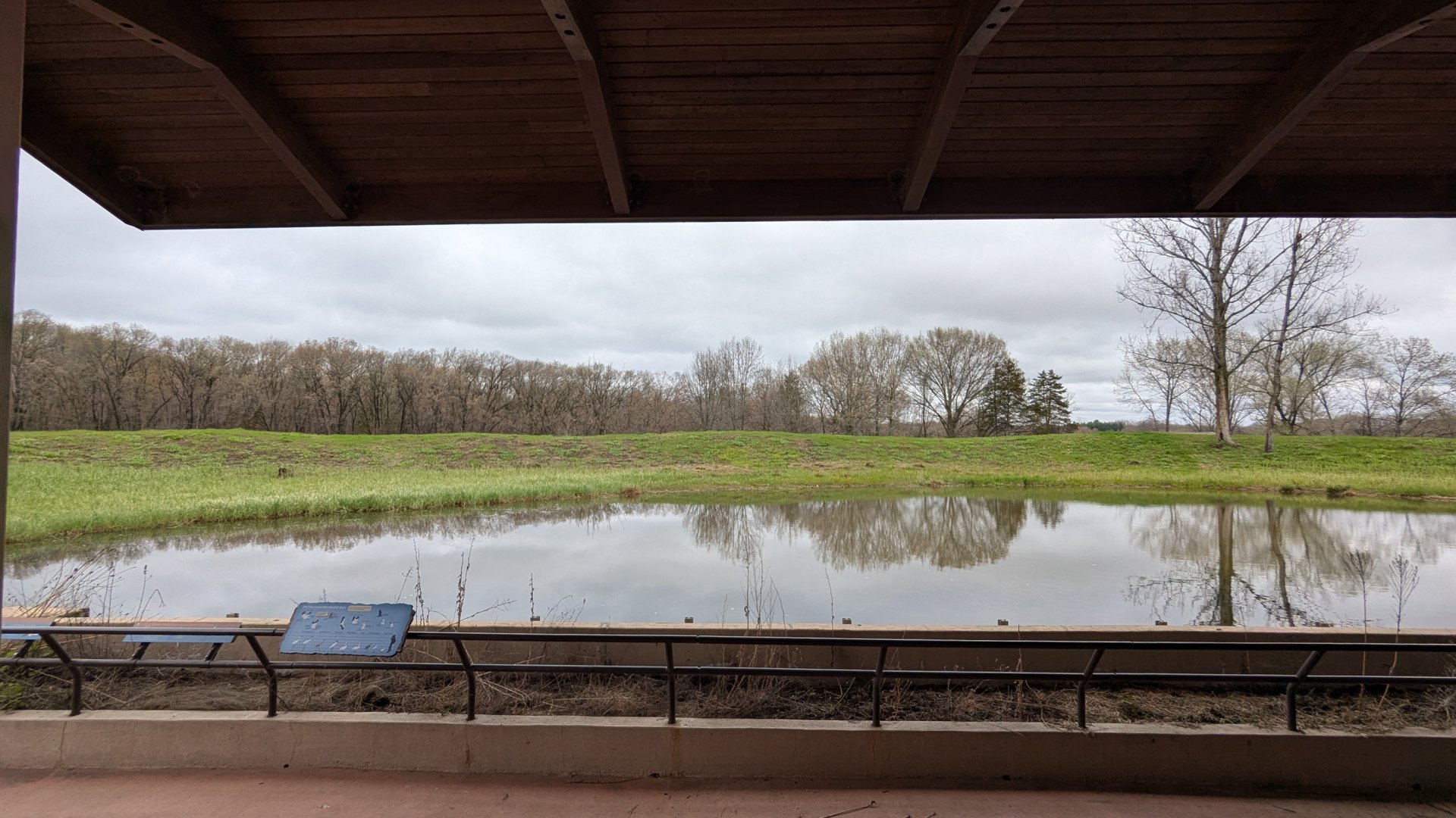 Whooping crane exhibit