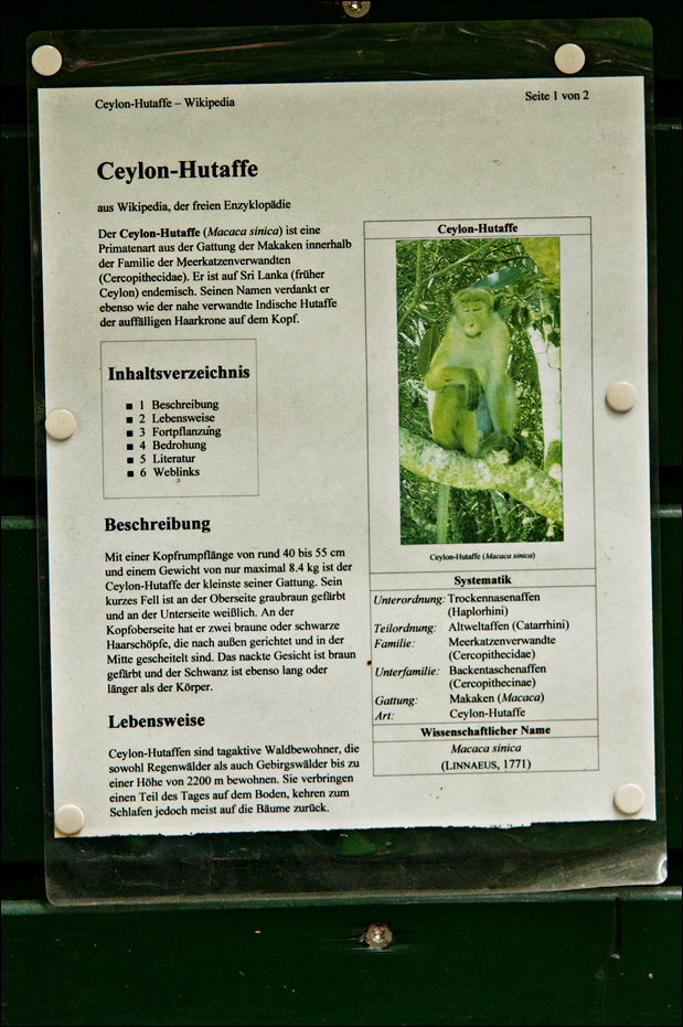 Wikipedia sign at Thüle