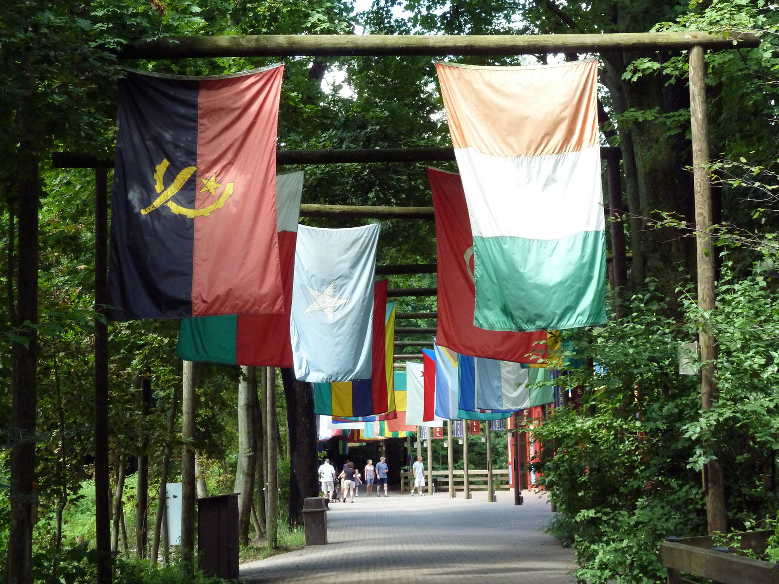 Wild Africa - Avenue of Flags