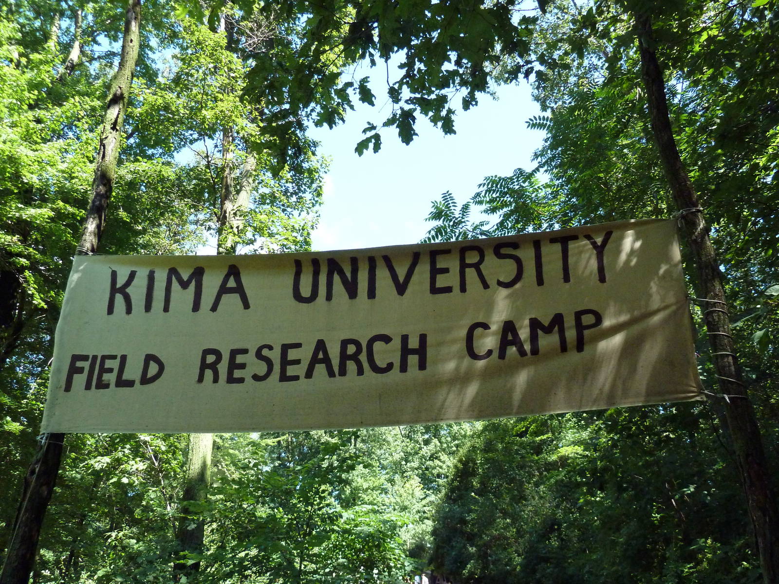 Wild Africa - Field Research Camp Sign