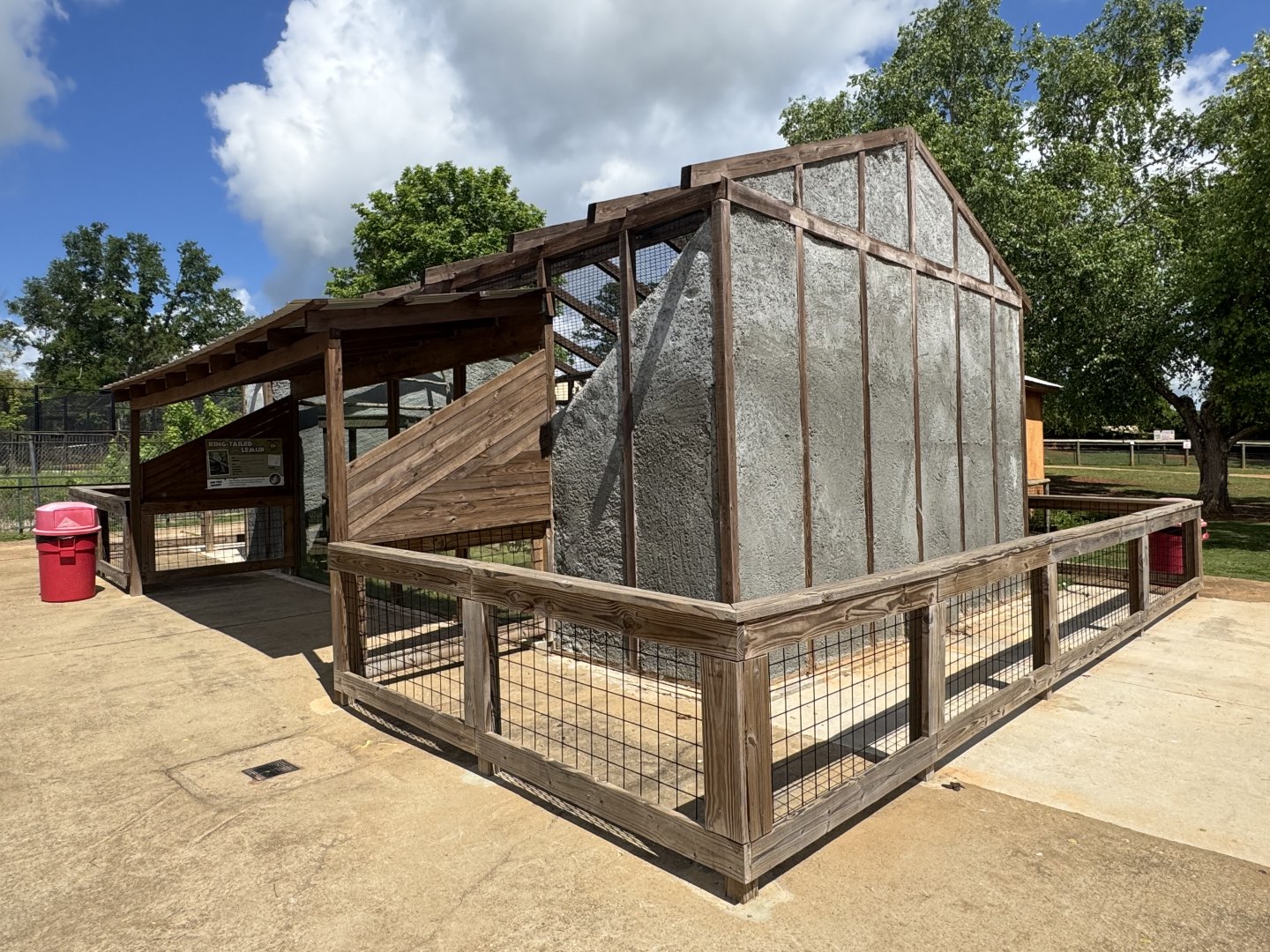 Wild Animal Safari - Ring-Tailed Lemur enclosure (5/4/25)