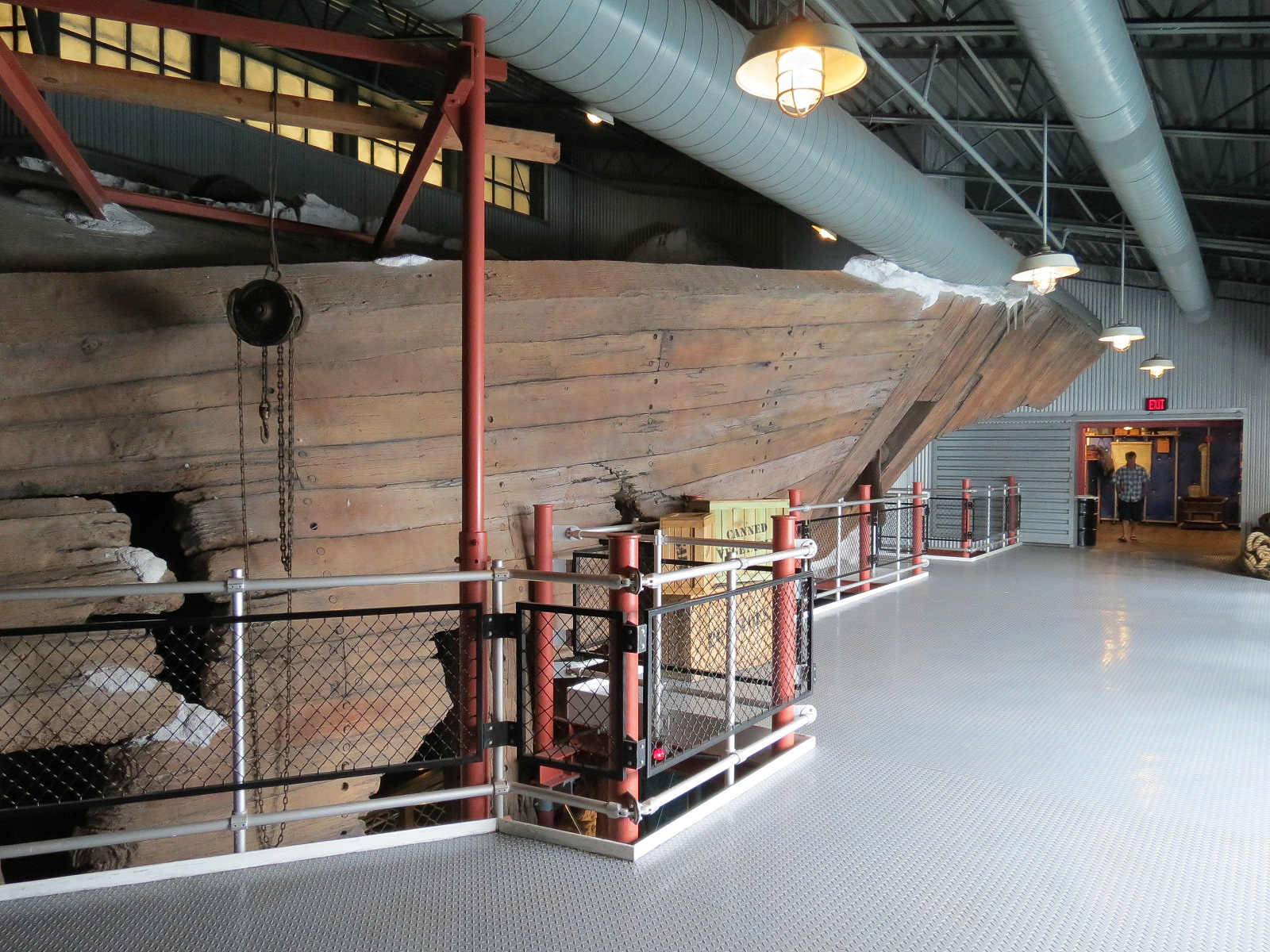 Wild Arctic - Exhibit Path Upper Floor and Simulated Shipwreck