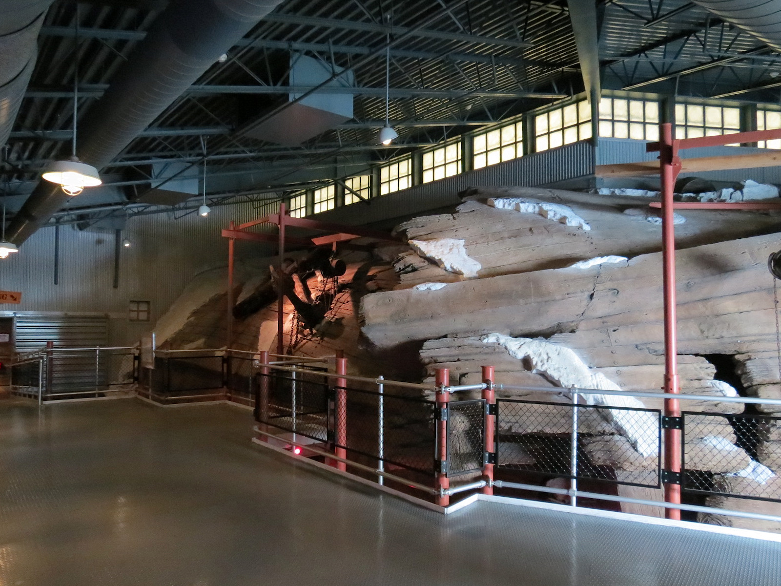 Wild Arctic - Exhibit Path Upper Floor and Simulated Shipwreck