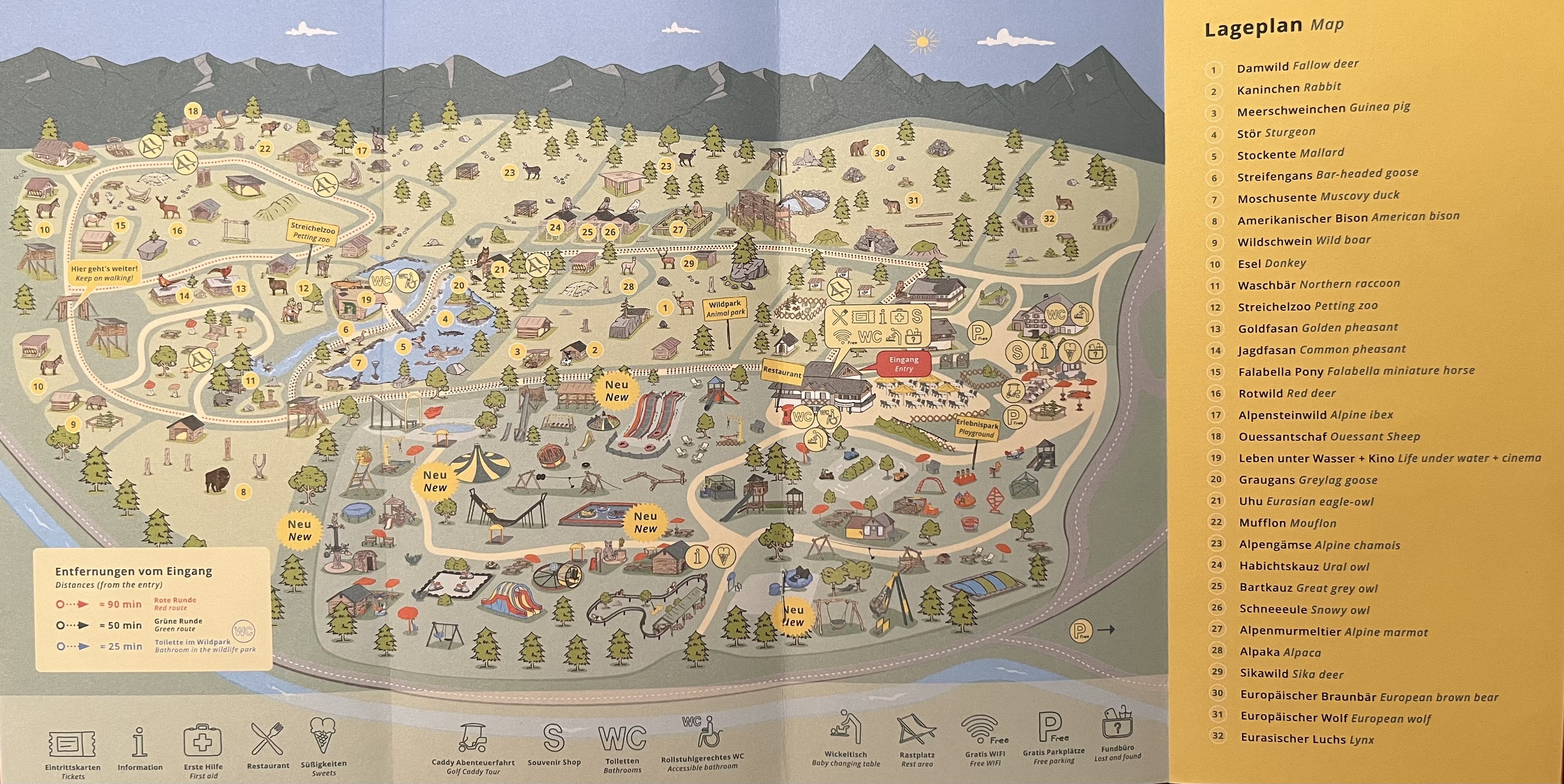 Wild & Erlebnispark Ferleiten Map - 2022?