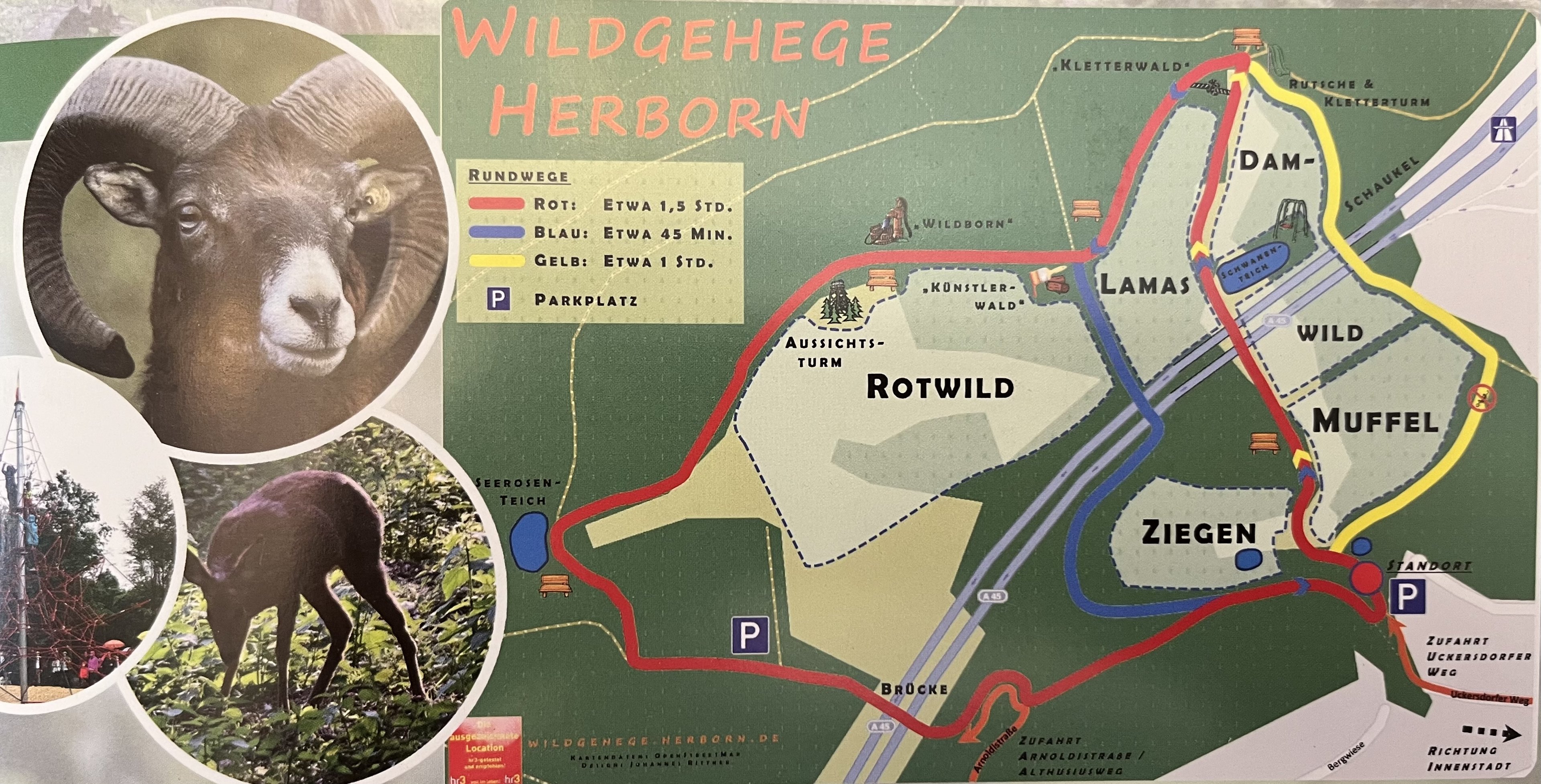 Wildgehege Herborn Map - undated