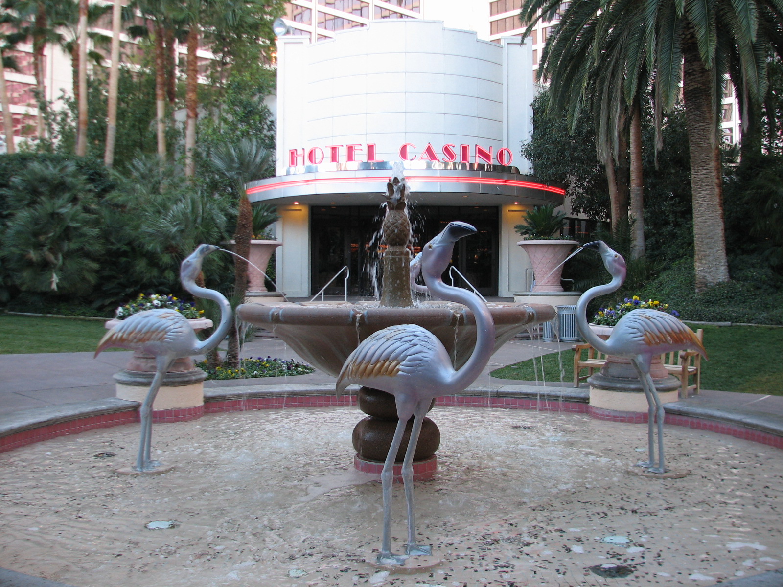 Wildlife Habitat at Flamingo Las Vegas - Flamingo Fountain in Free-roaming
