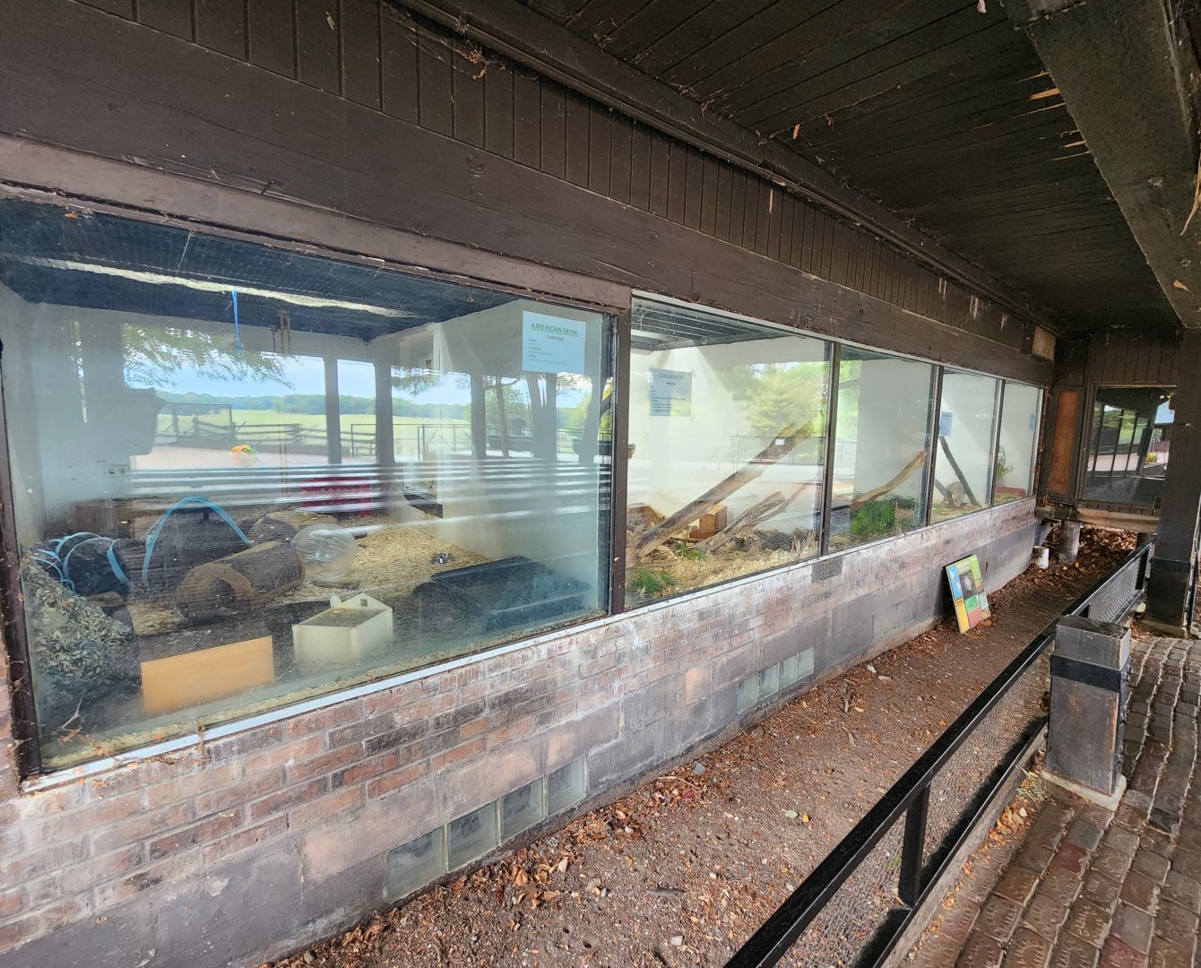 Wildlife Prairie Park - Small mammal exhibits behind visitor center