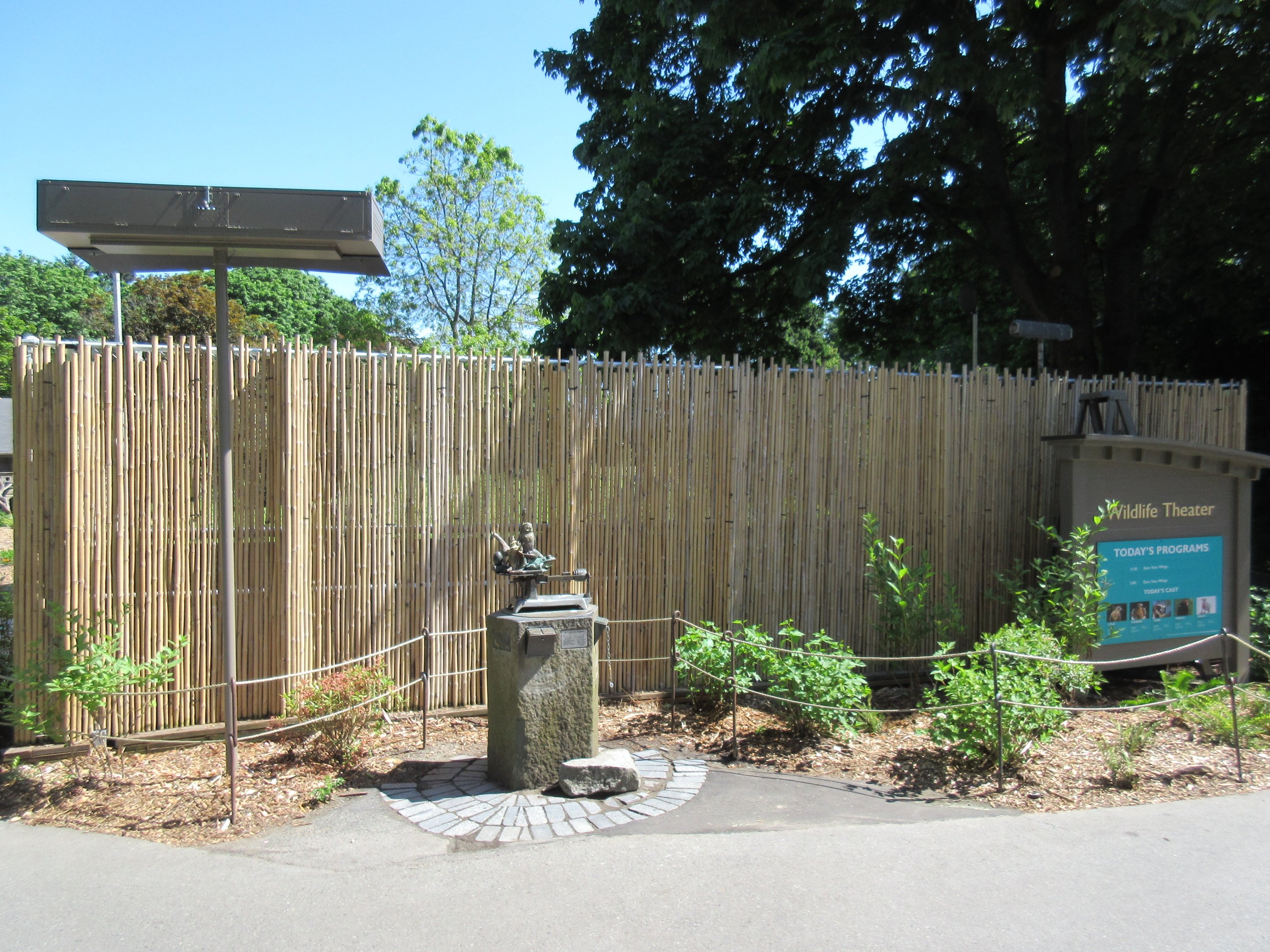 Wildlife Theater (new bamboo fencing in 2017)