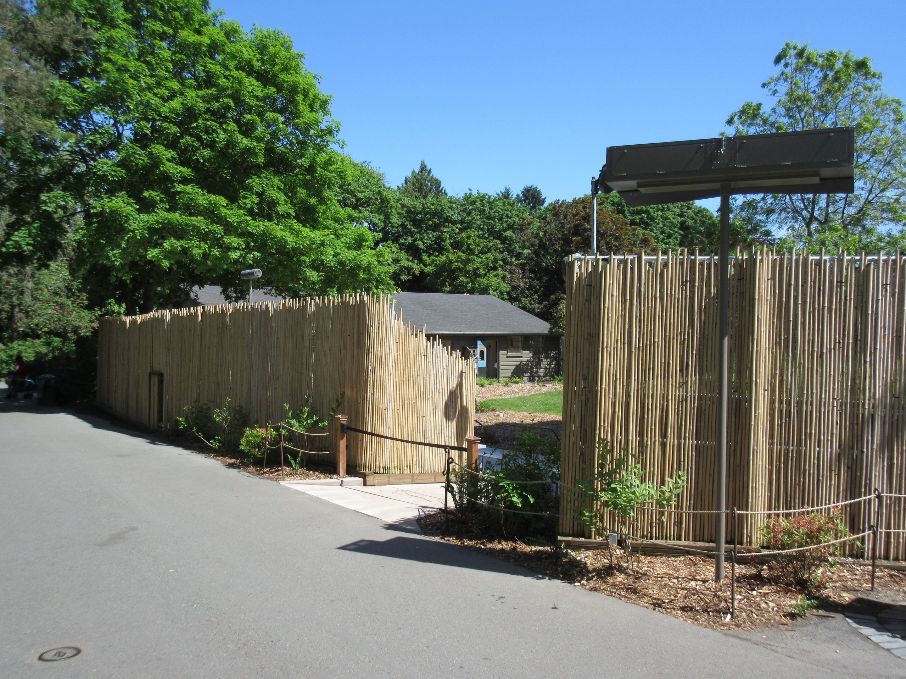 Wildlife Theater (new bamboo fencing in 2017)