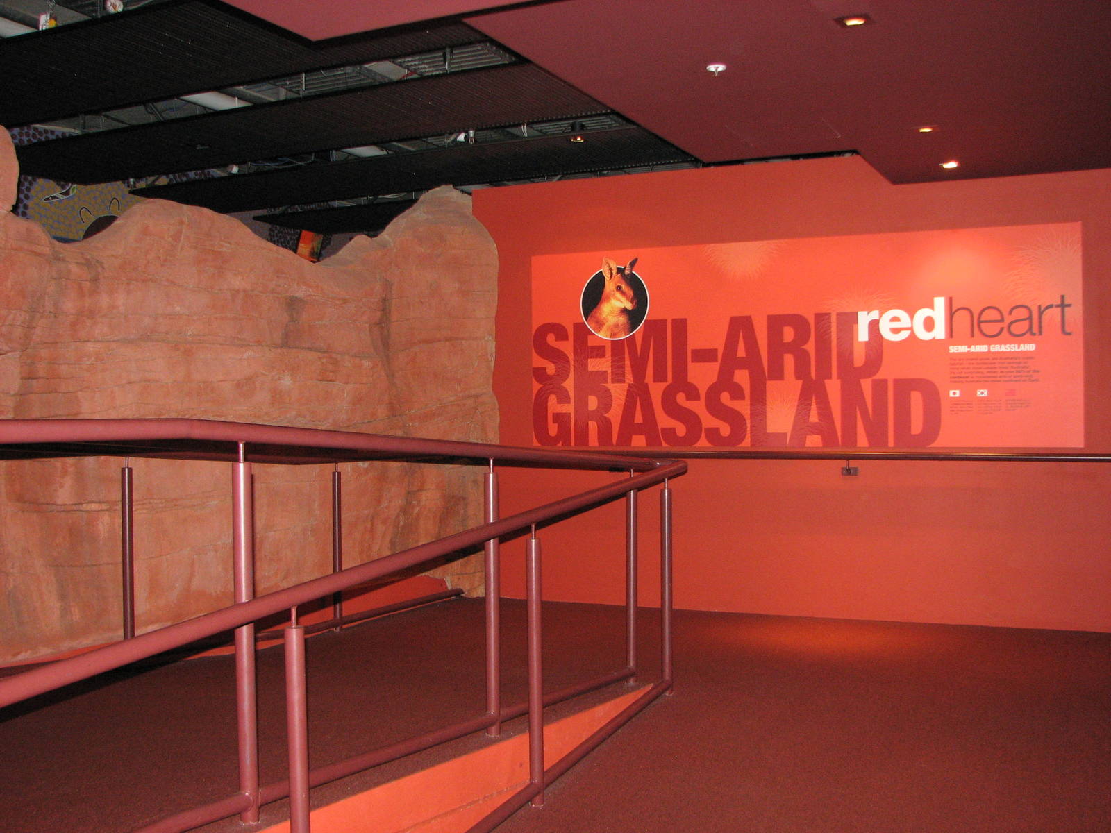 Wildlife World 2007 - Boardwalk leading to the Semi-arid Grassland exhibit