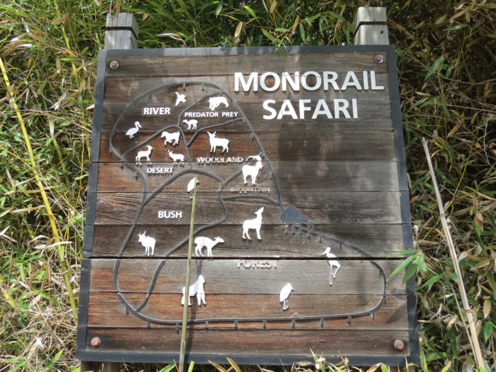 Wilds of Africa - Monorail Safari - Map