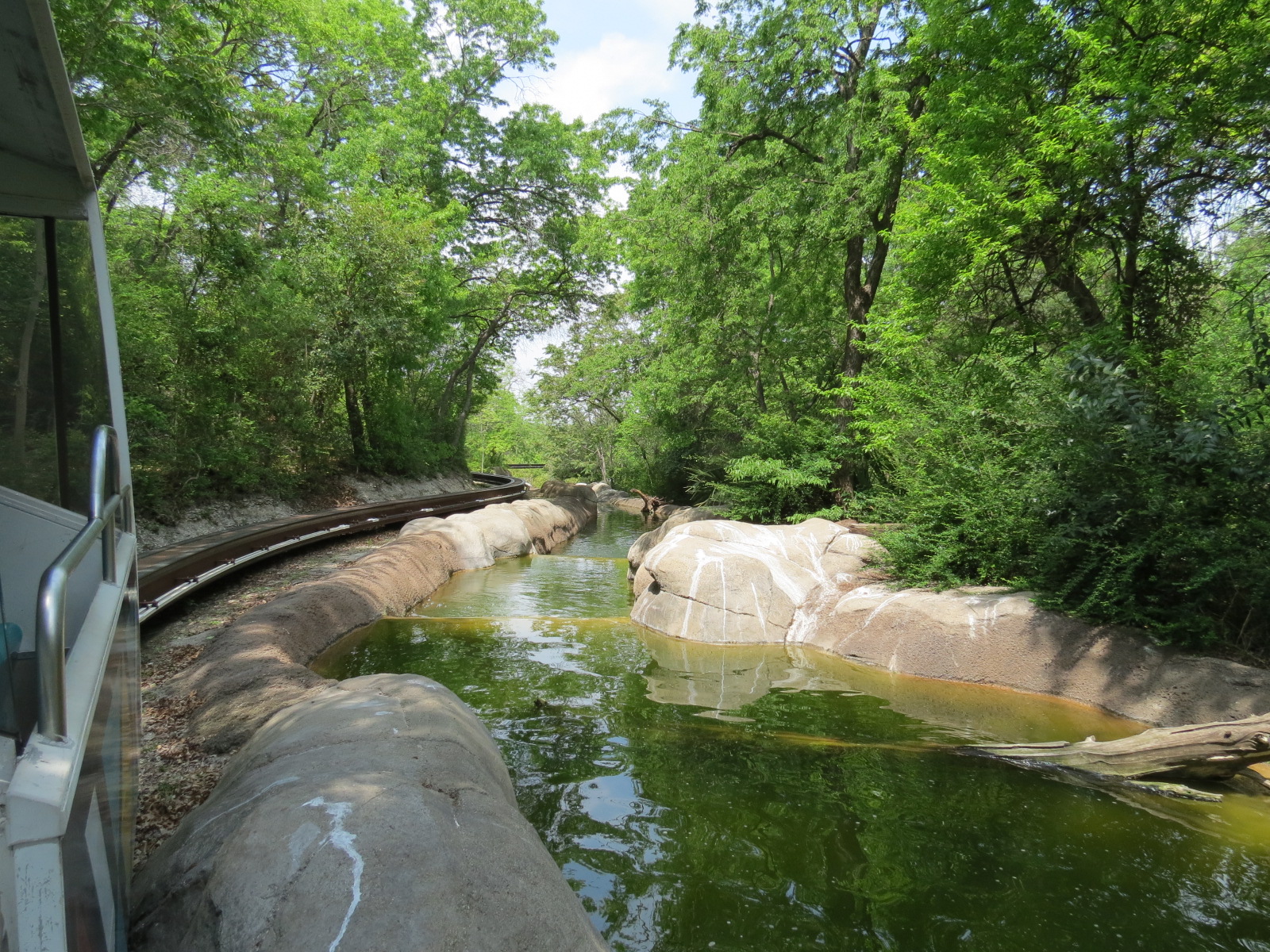 Wilds of Africa - Monorail Safari - River Exhibit for Waterbuck and Birds