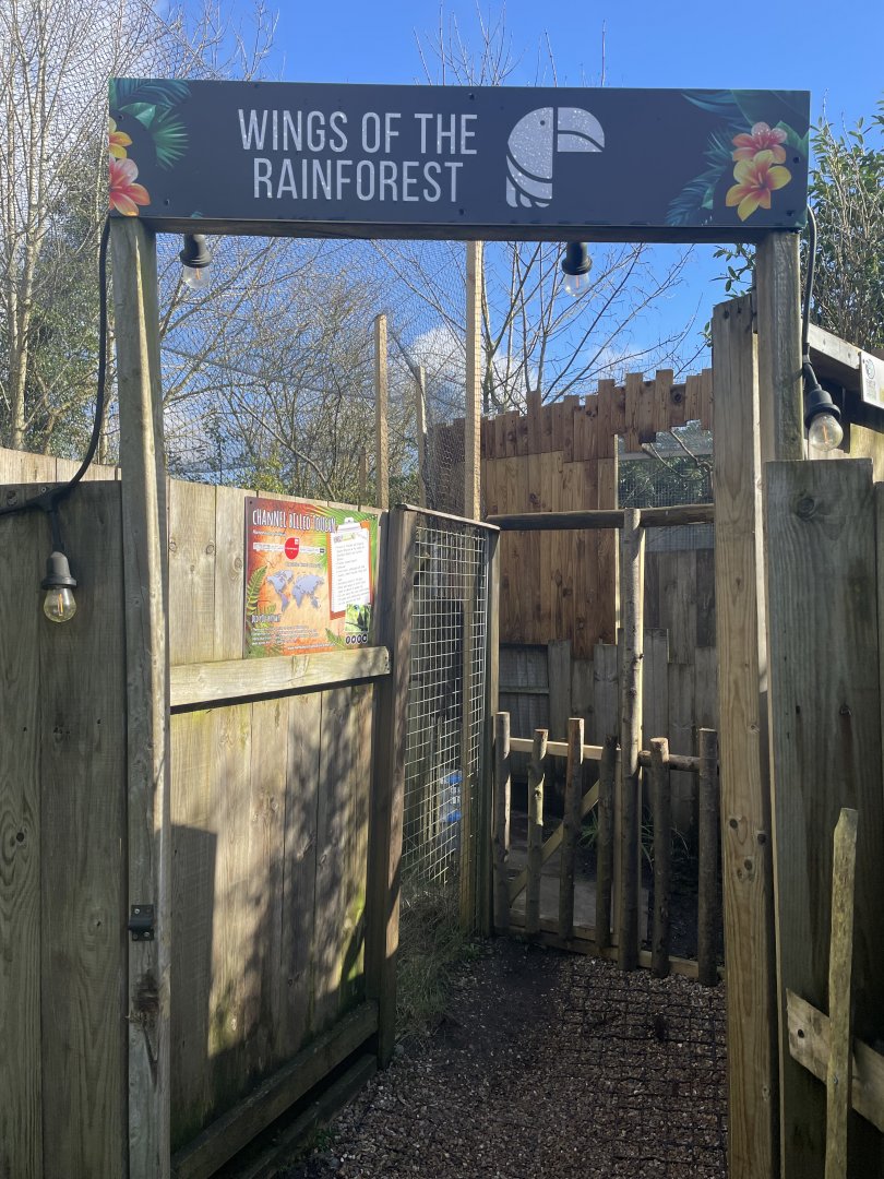 “Wings Of The Rainforest” Entrance