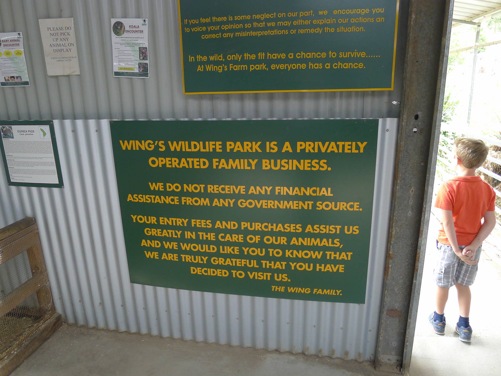 Wings Wildlife Park - Gunns Plains, Tasmaina