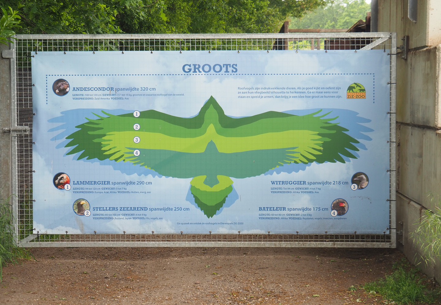 Wingspans  sign on gate,  2022-05-17