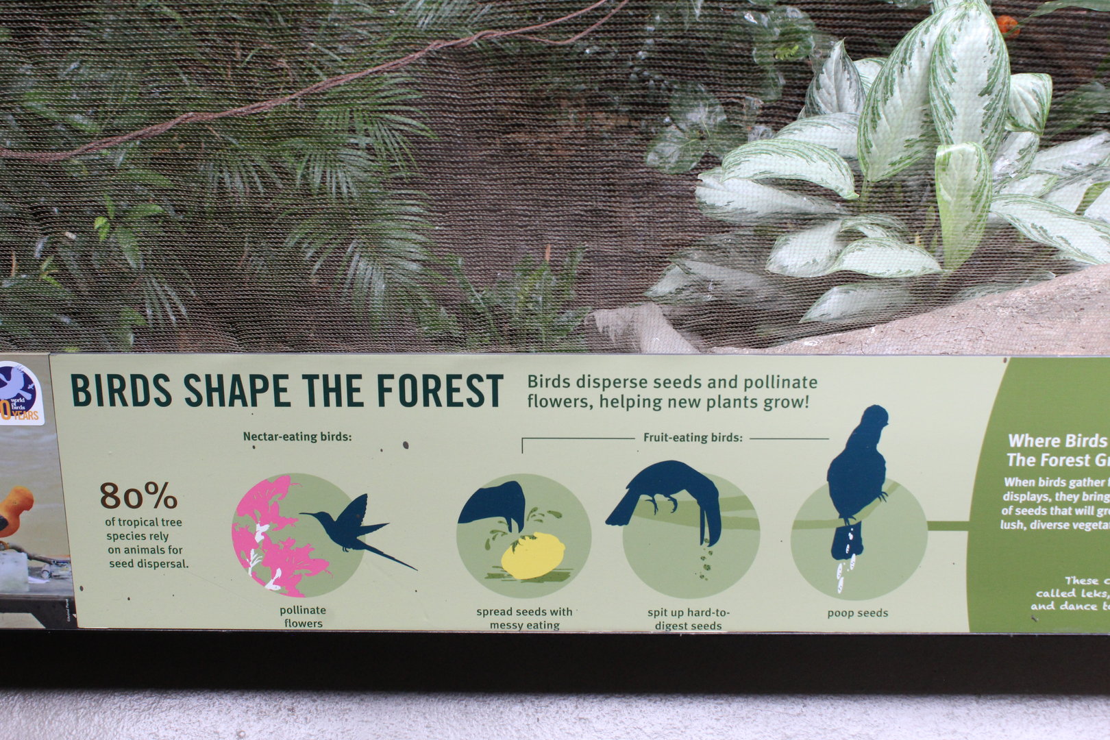 WOB 50th - Seed Spreading Signage