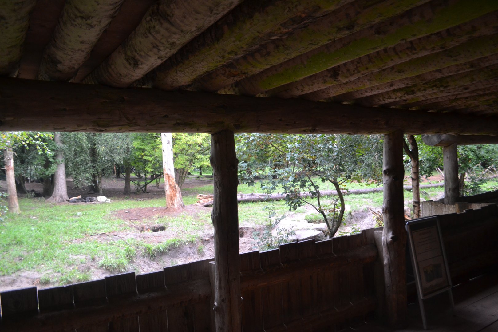 Wolf lodge in Givskud Zoo