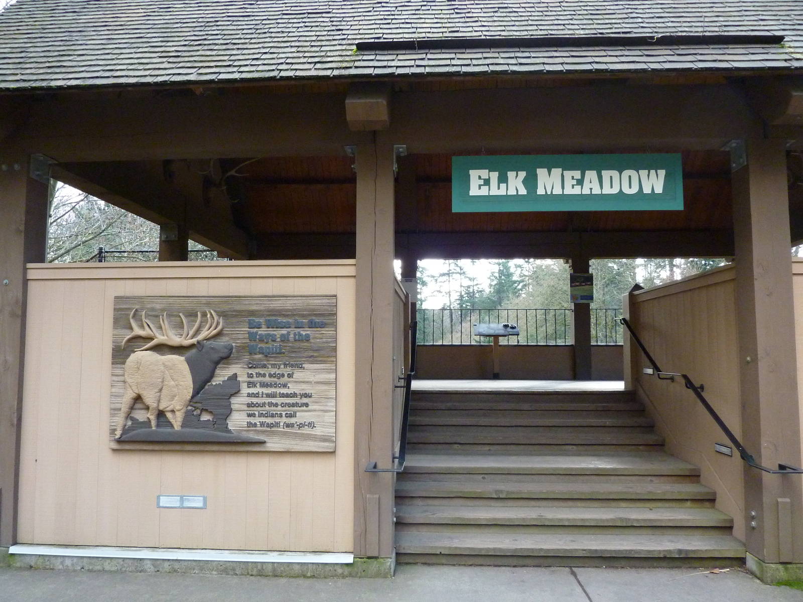 Wolf/Wapiti Enclosures - Viewing Platform