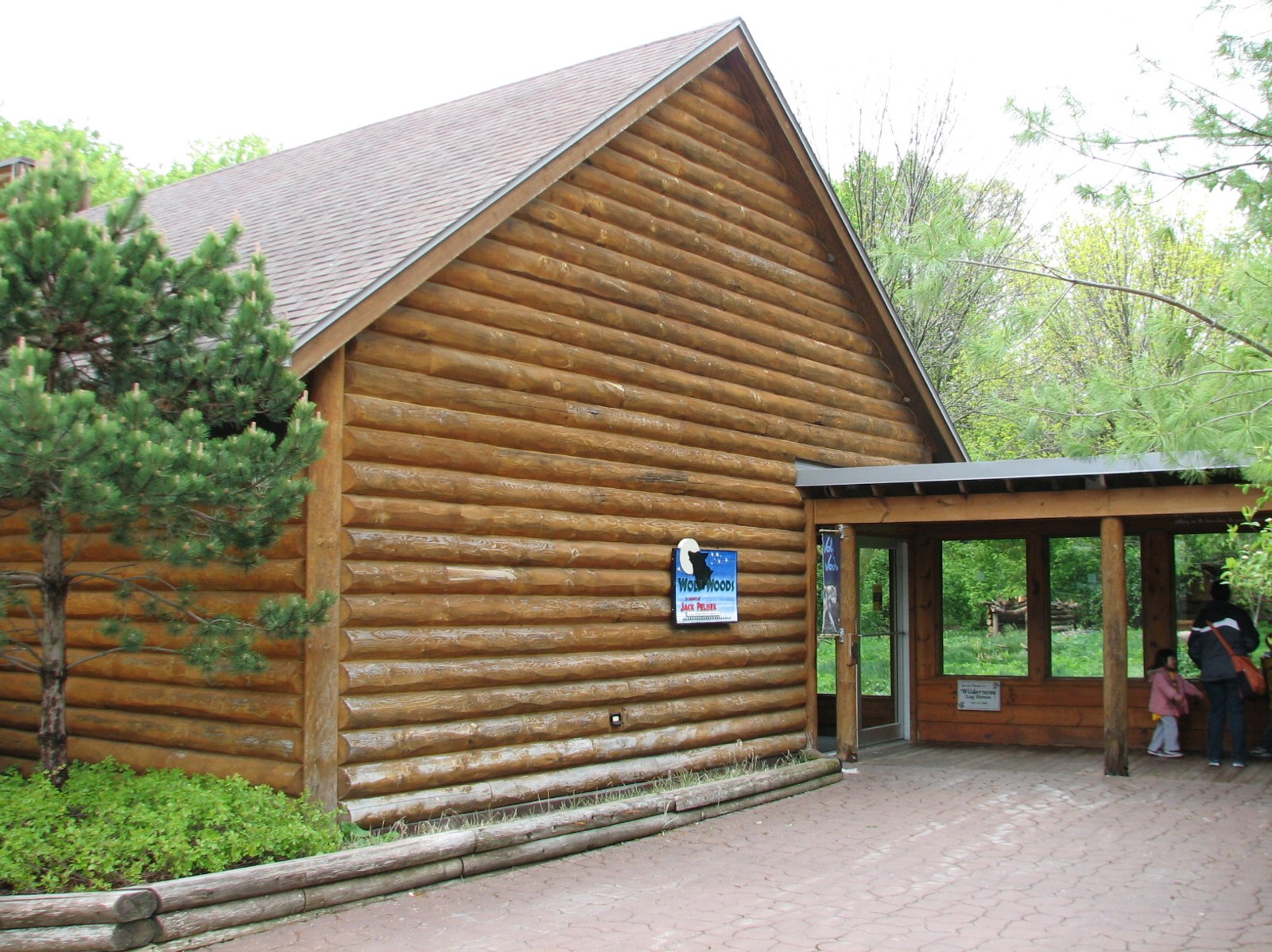 Wolf Woods - Viewing Cabin Exterior