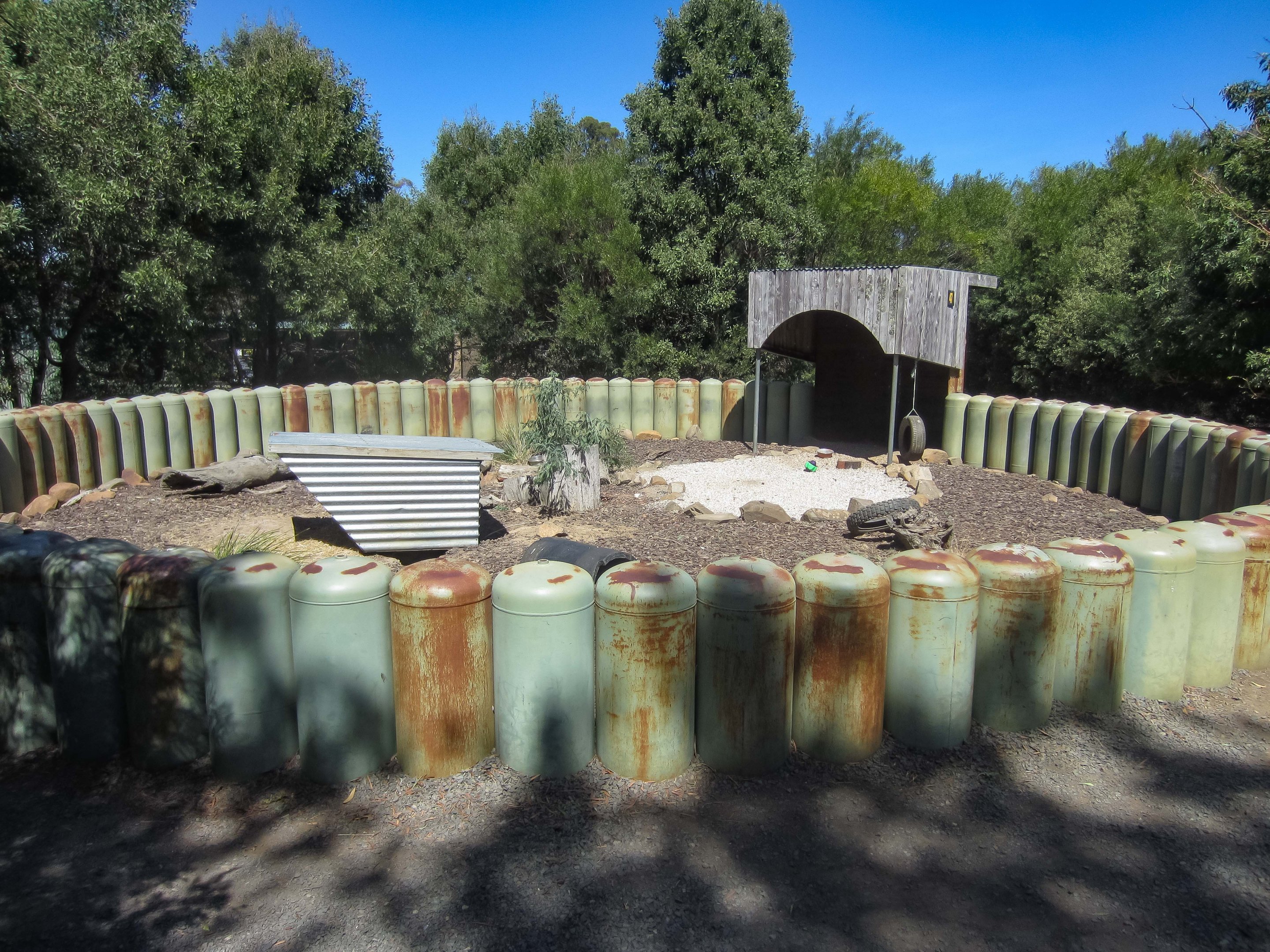 Wombat enclosure