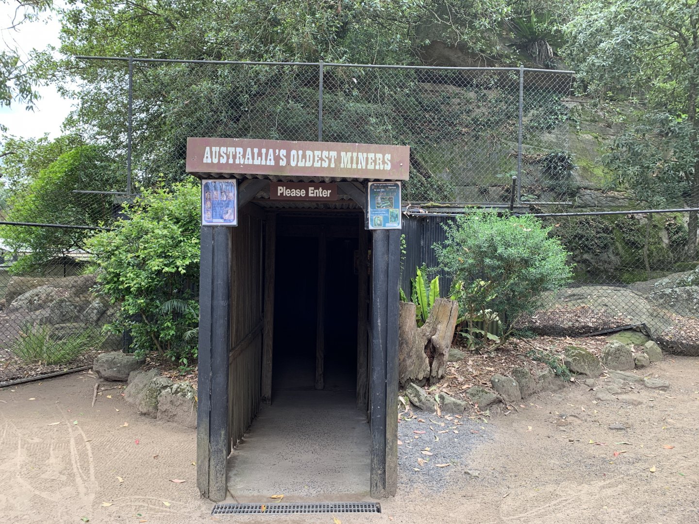 Wombat Exhibit Entrance