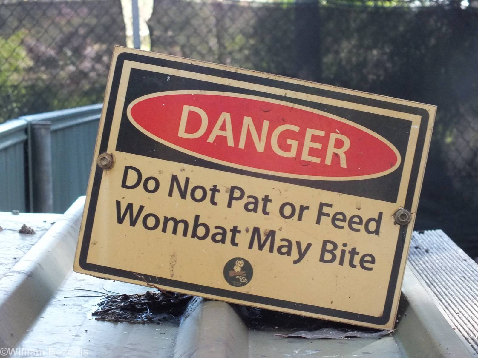 Wombat Sign