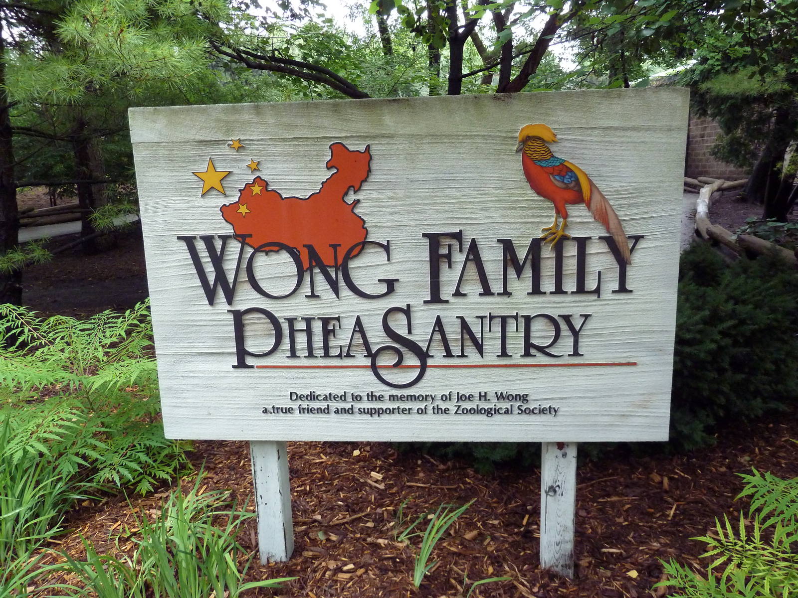 Wong Family Pheasantry - Sign