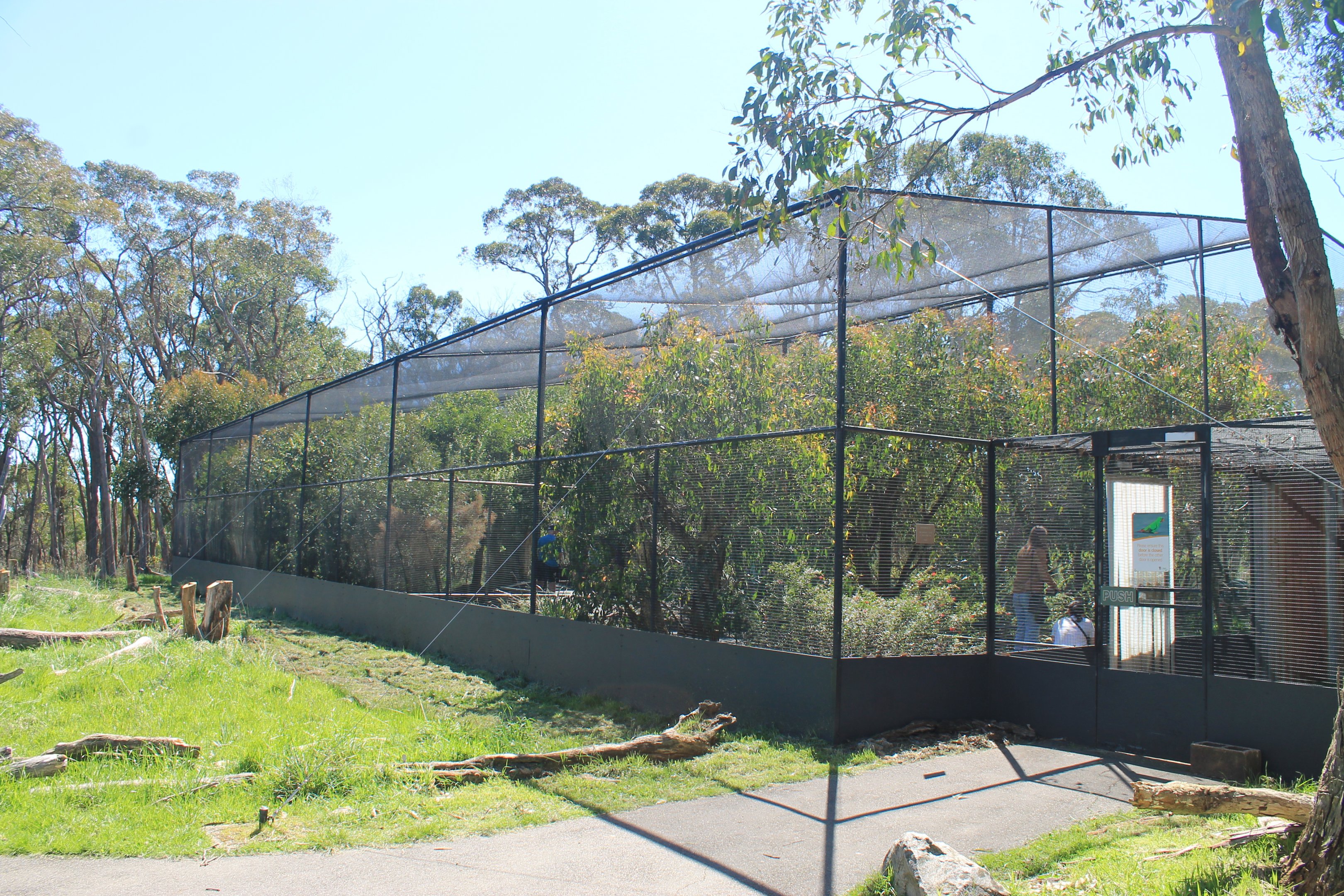 Woodland Aviary exterior