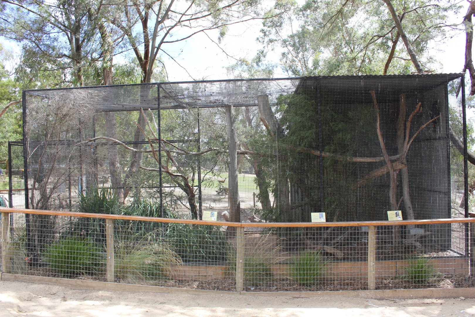 Woodland aviary
