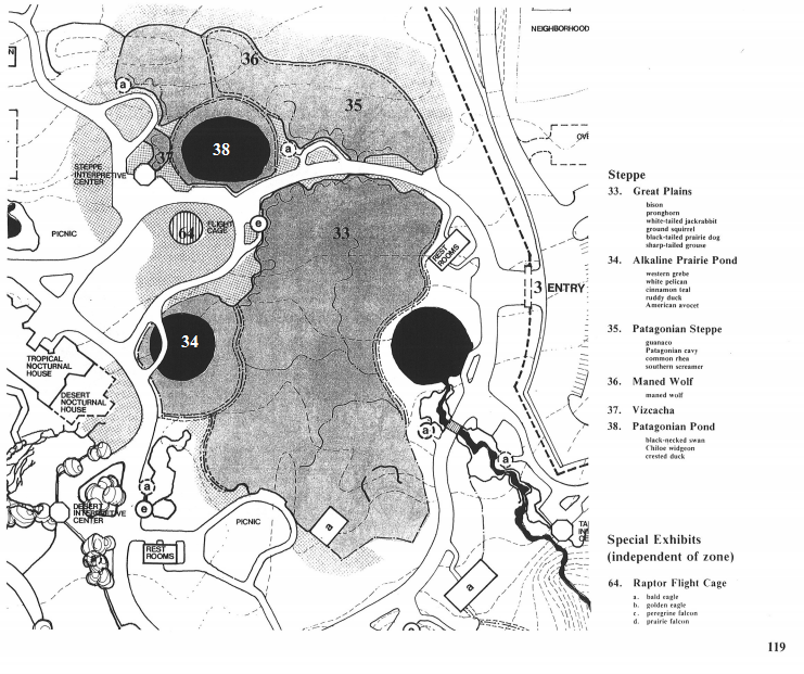Woodland Park Zoo 1976 Long Range Master Plan: Steppe
