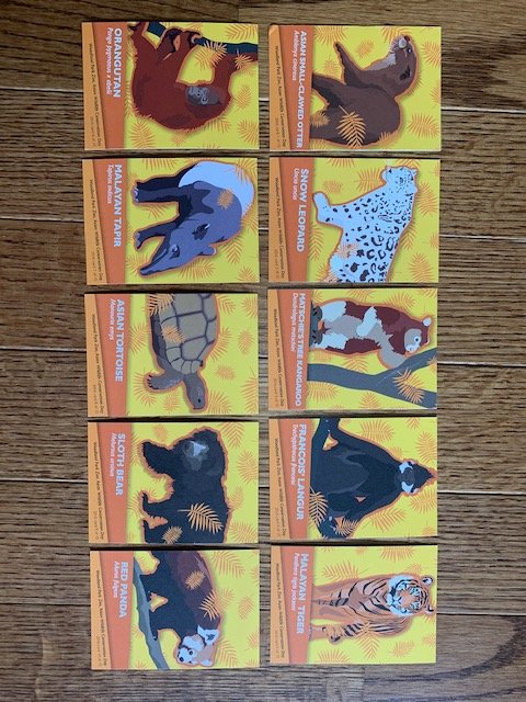 Woodland Park Zoo - Asian Animal Trading Cards (2016)