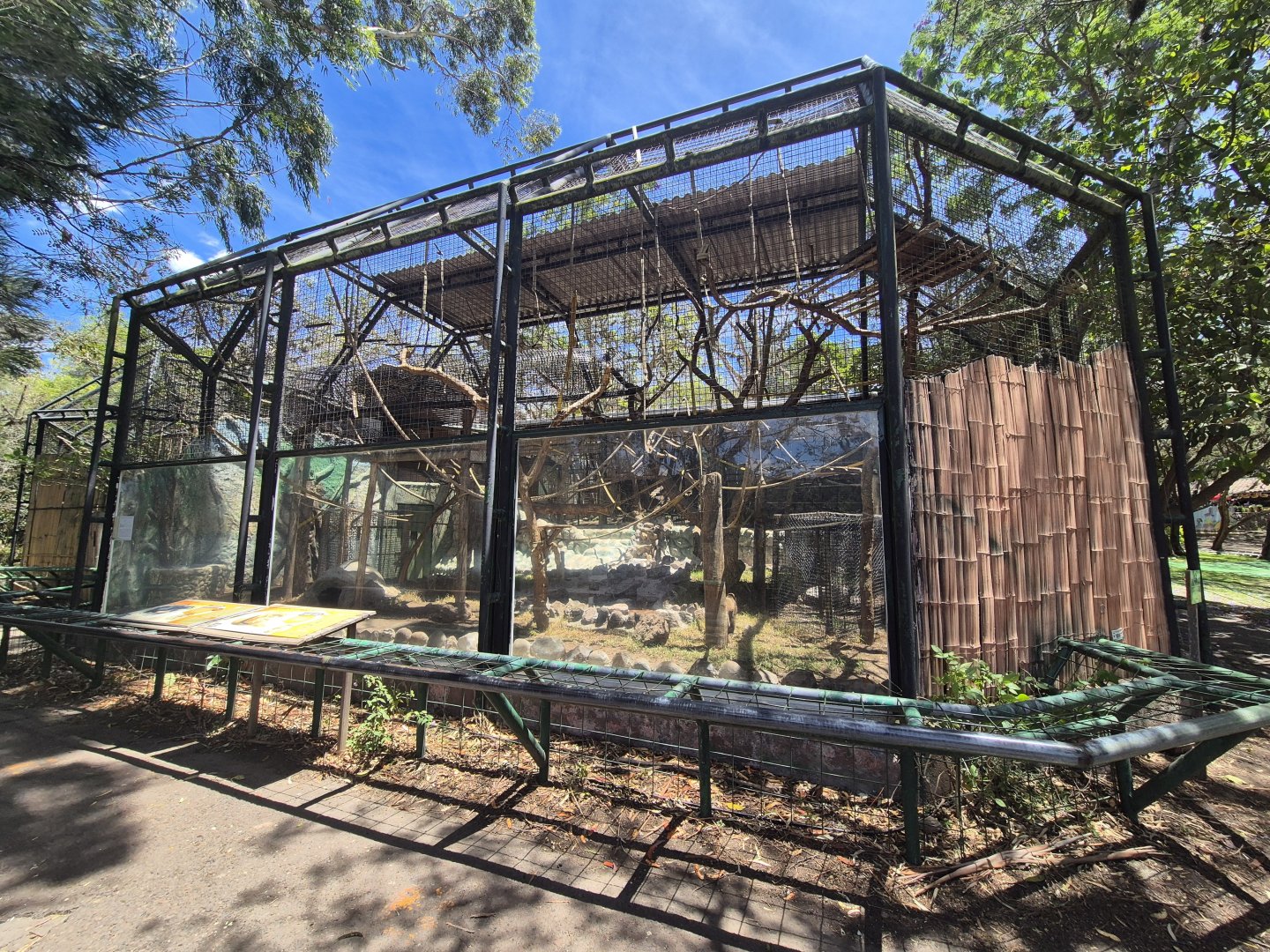 Woolly monkey exhibit