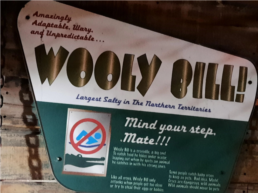 Wooly Bill Sign