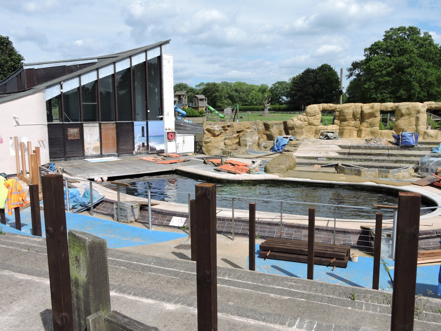 Work at Sea Lion area