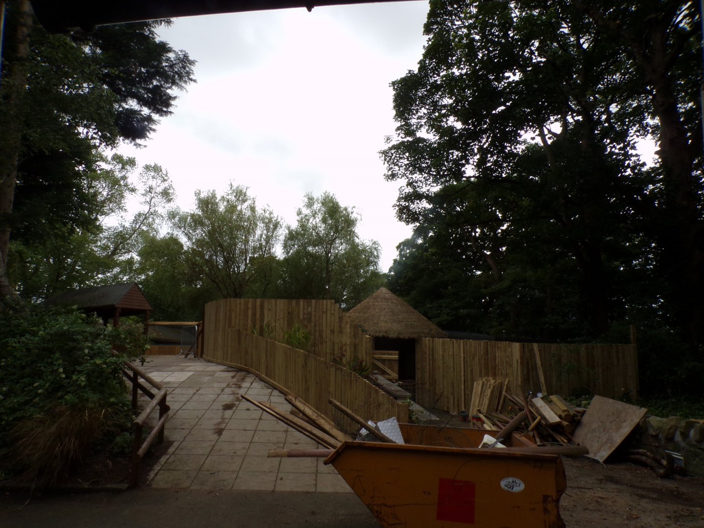 Work on future cheetah enclosure 19.7.24