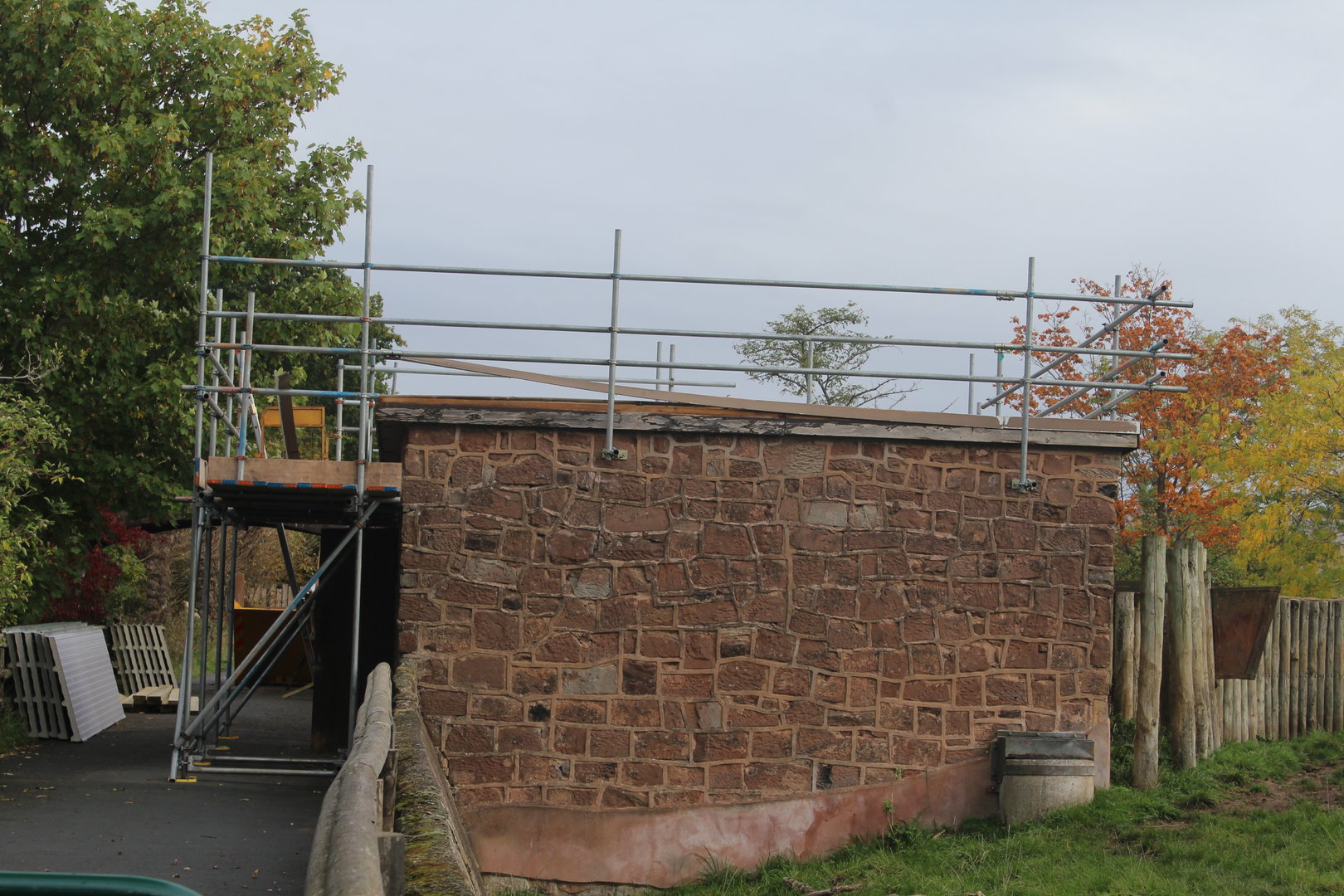 Work on meerkat exhibit 12/10/2022