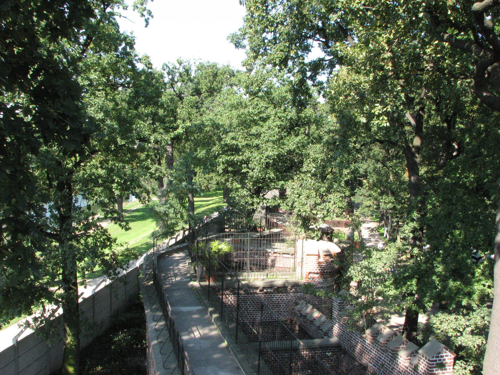 Wroclaw Zoo 2008 - Along the old Bear Castle towards the Goat exhibits