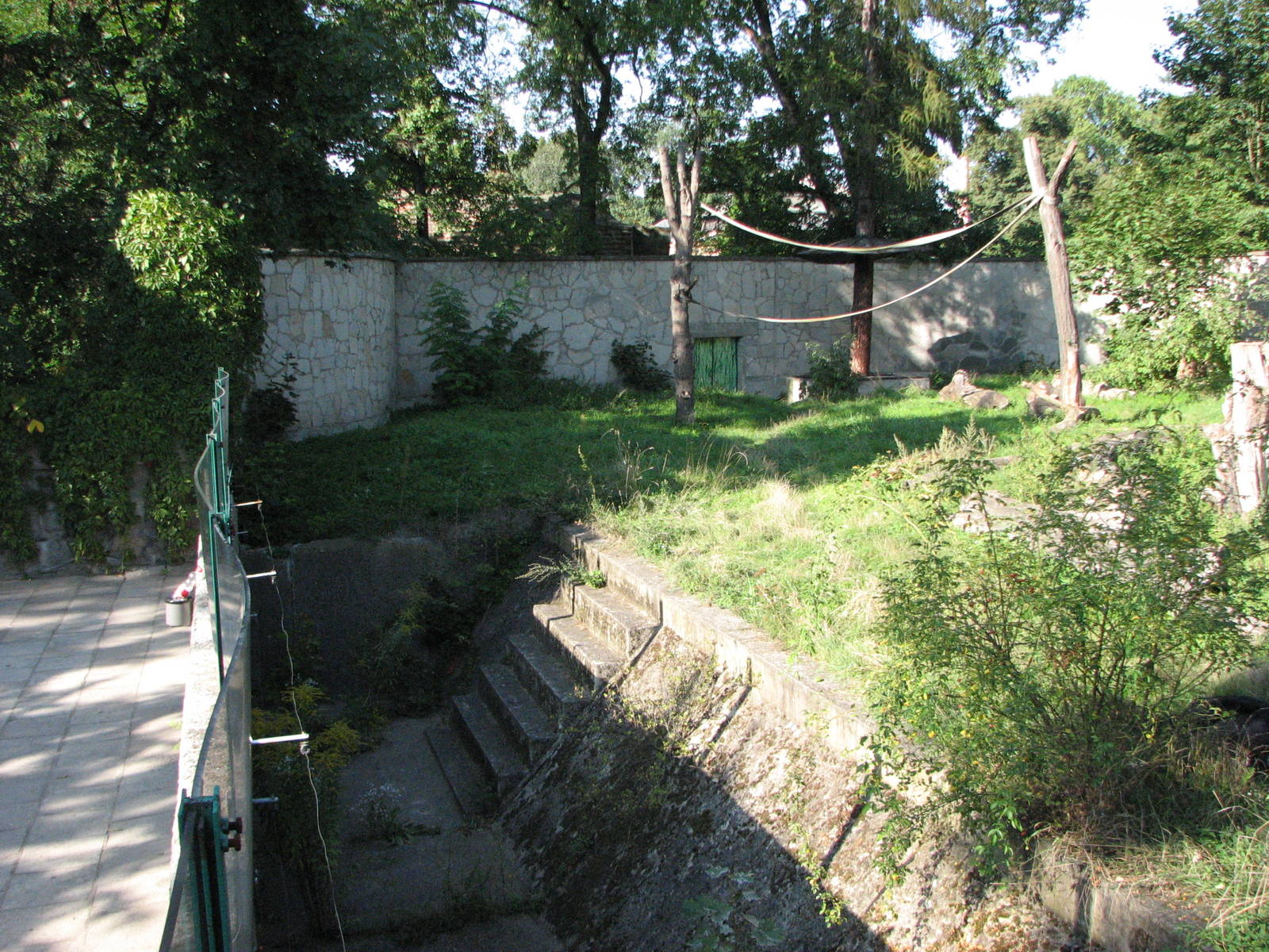 Wroclaw Zoo 2008 - Chimpanzee exhibit
