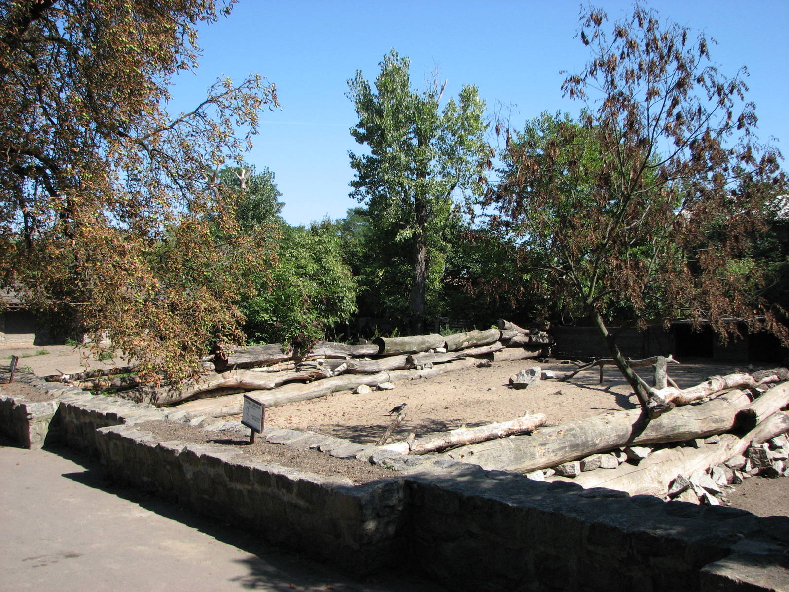 Wroclaw Zoo 2008 - Exhibit for Collared Peccary