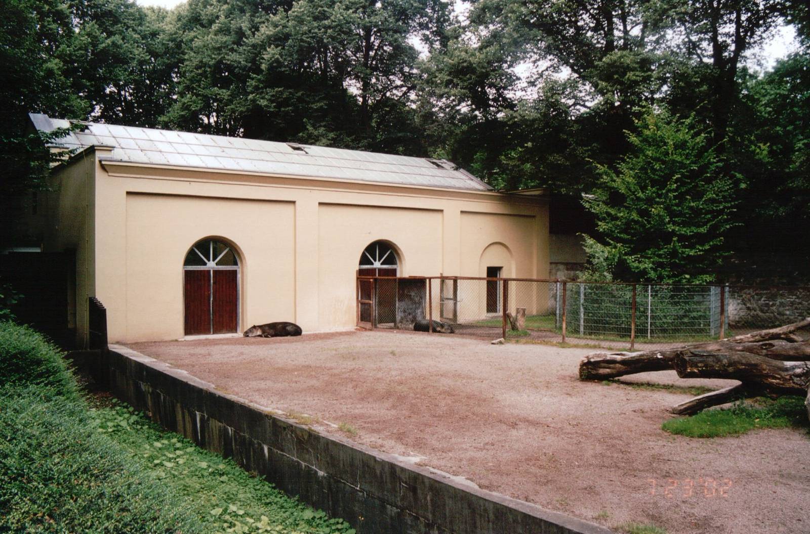 Wuppertal Zoo 2002 - Bairds Tapir exhibit