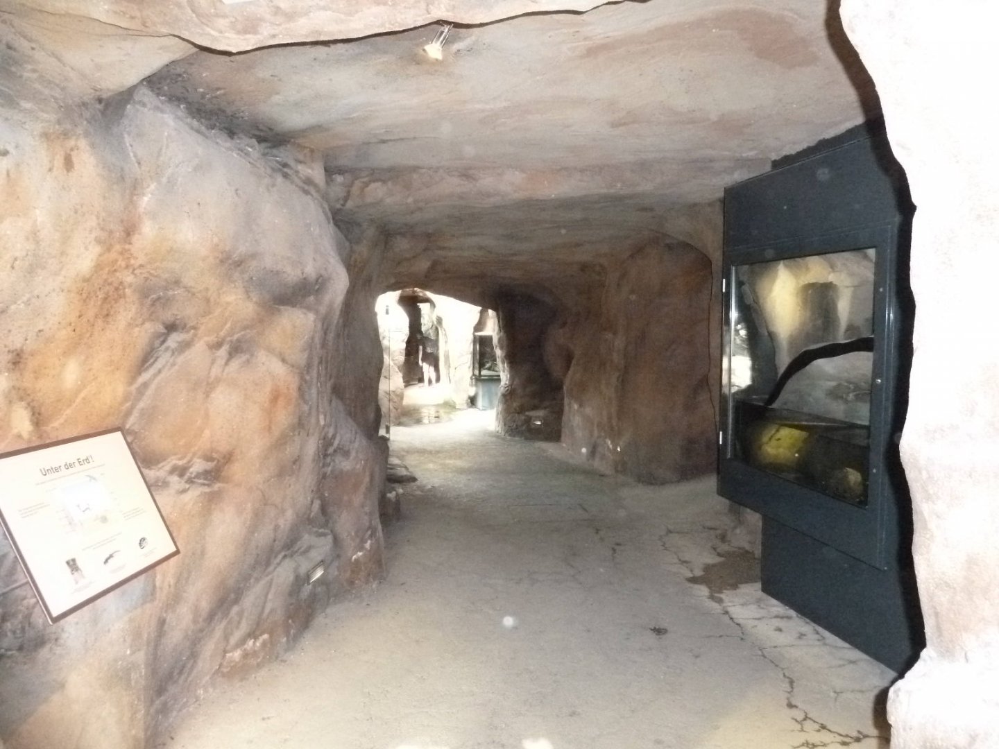 Wüstenhaus - Mining tunnel - First leg of the visit