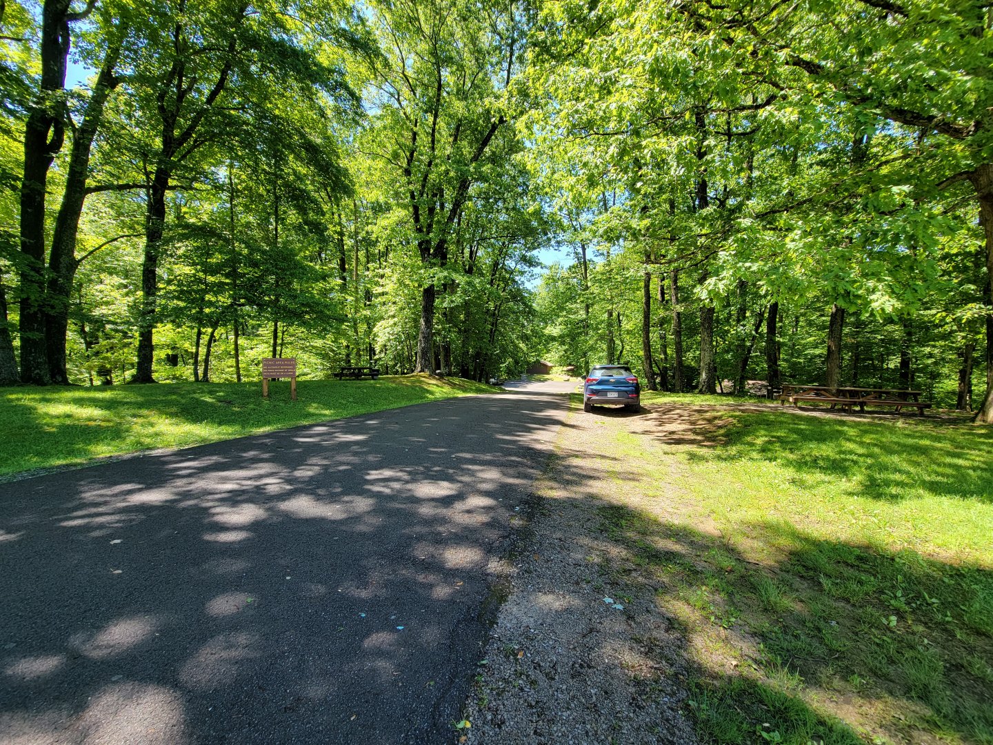 WVSWC - Parking area and picnic tables for elk yard