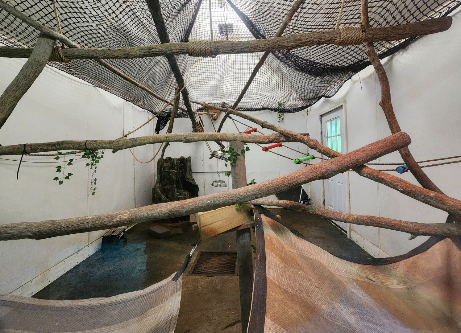 Yellow River Wildlife Sanctuary - Sloth exhibit