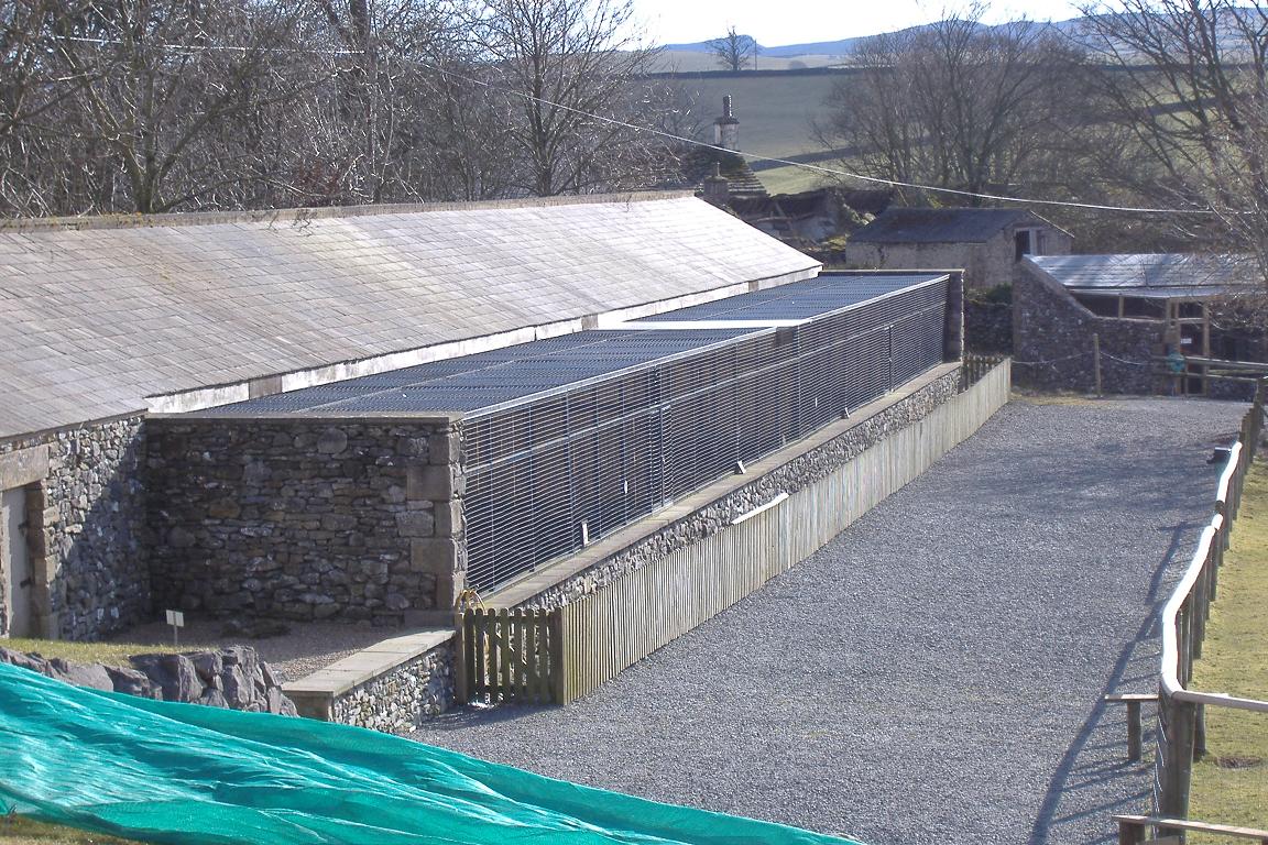 Yorkshire Dales Falconry aviaries