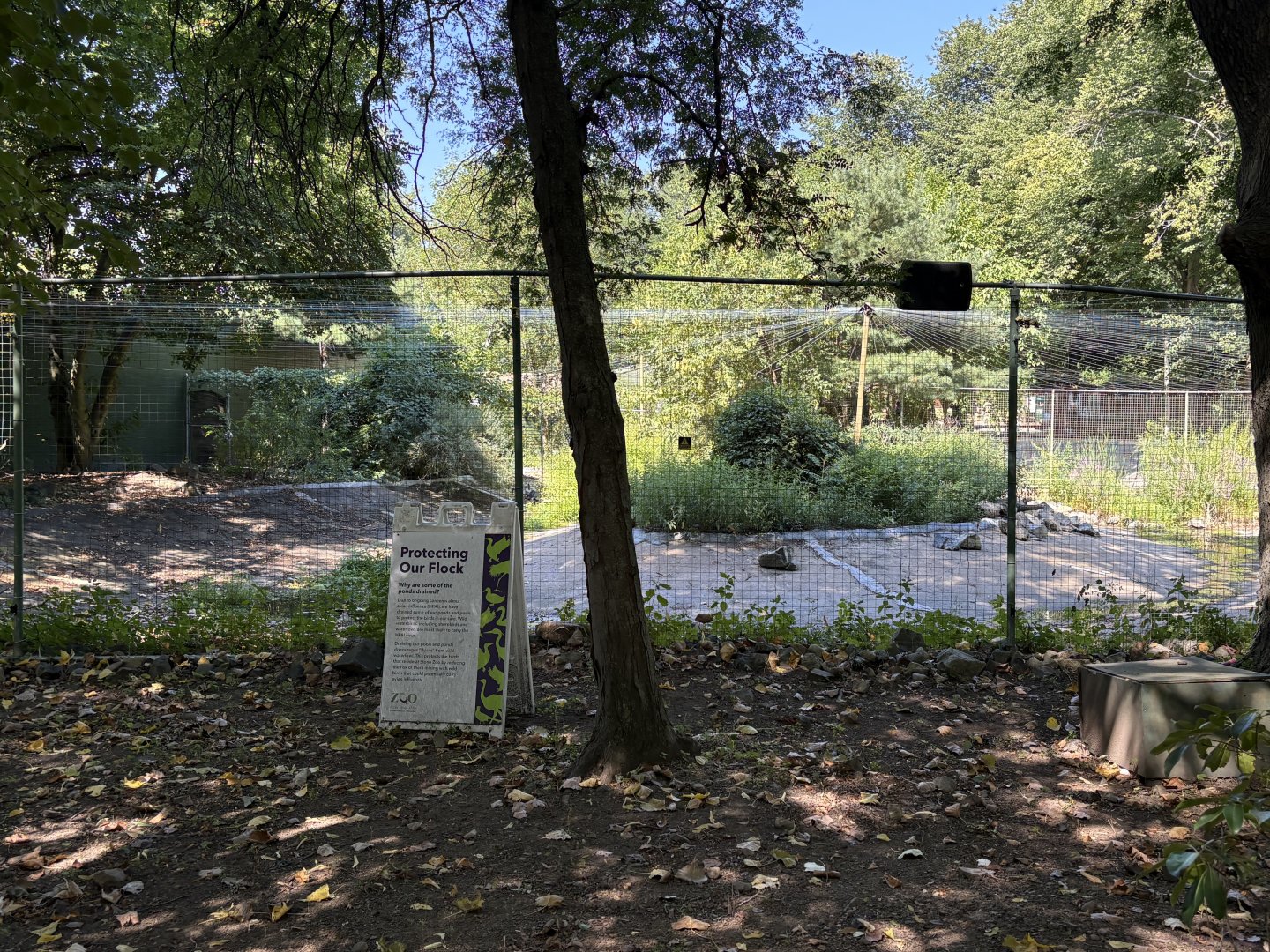 Yukon Creek - Black-necked Crane enclosure