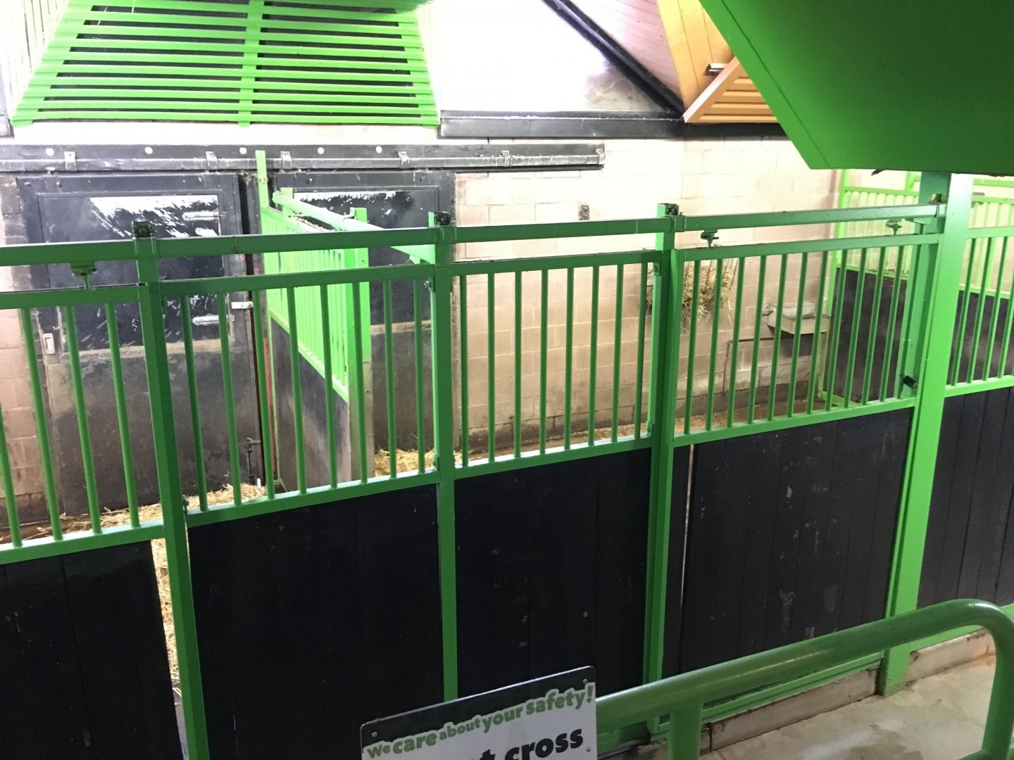 Zebra and Ostrich Indoor exhibits