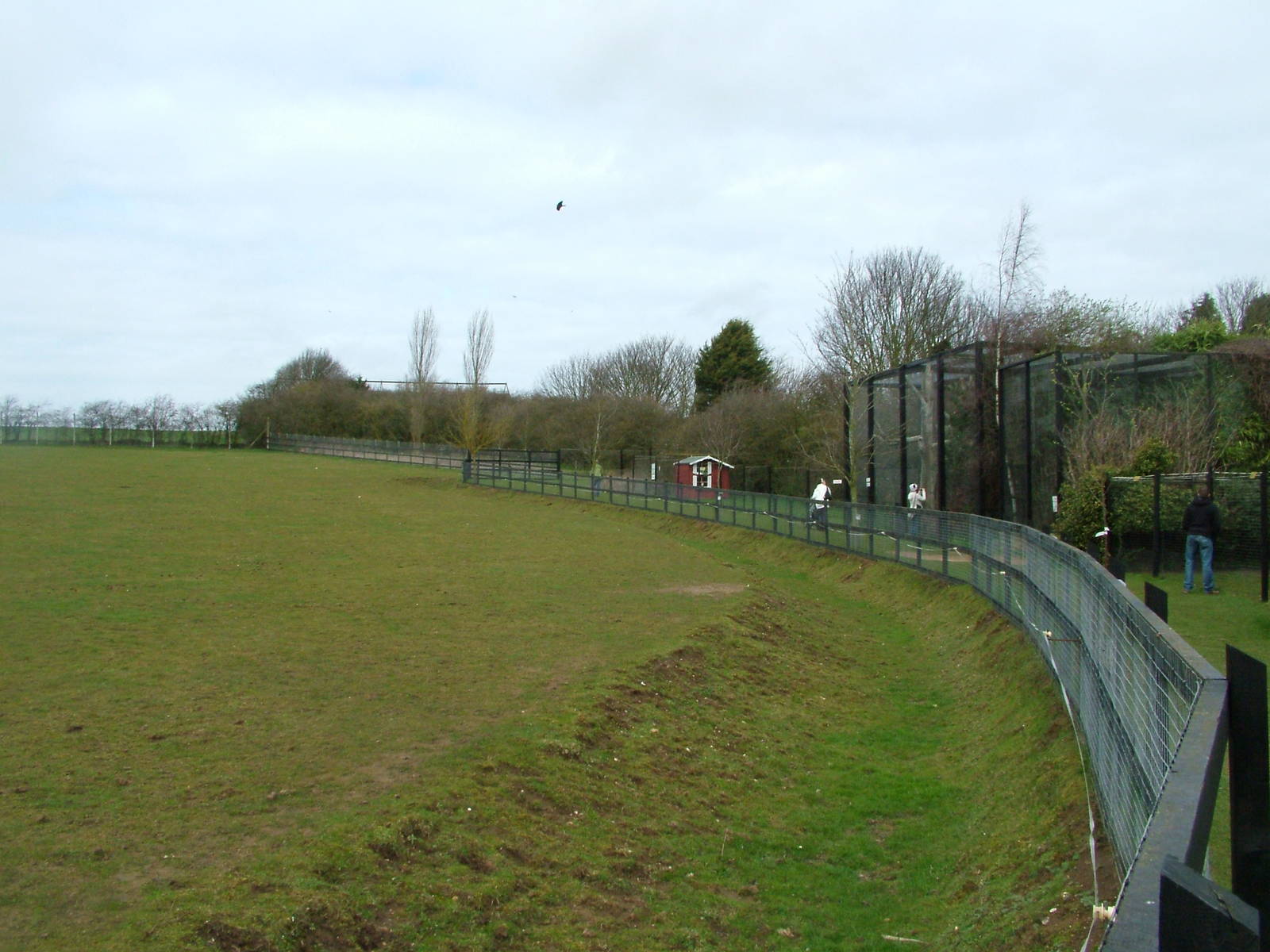 Zebra paddock and avairies at Linton 05/04/10